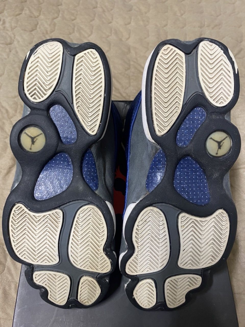 Jordan Brand Air Jordan 13 2005 OG Flint Blue Size US 8 / EU 41 - 7 Thumbnail