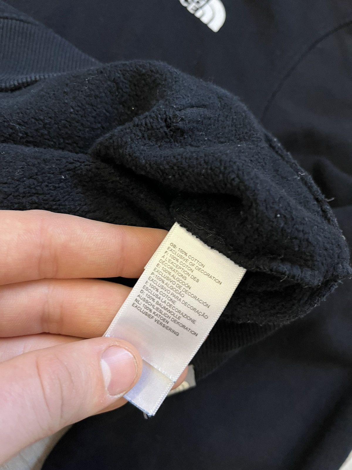 The North Face × Vintage The North Face Hoodie Black Outdoor wear logo minimalistic Size US S / EU 44-46 / 1 - 12 Thumbnail