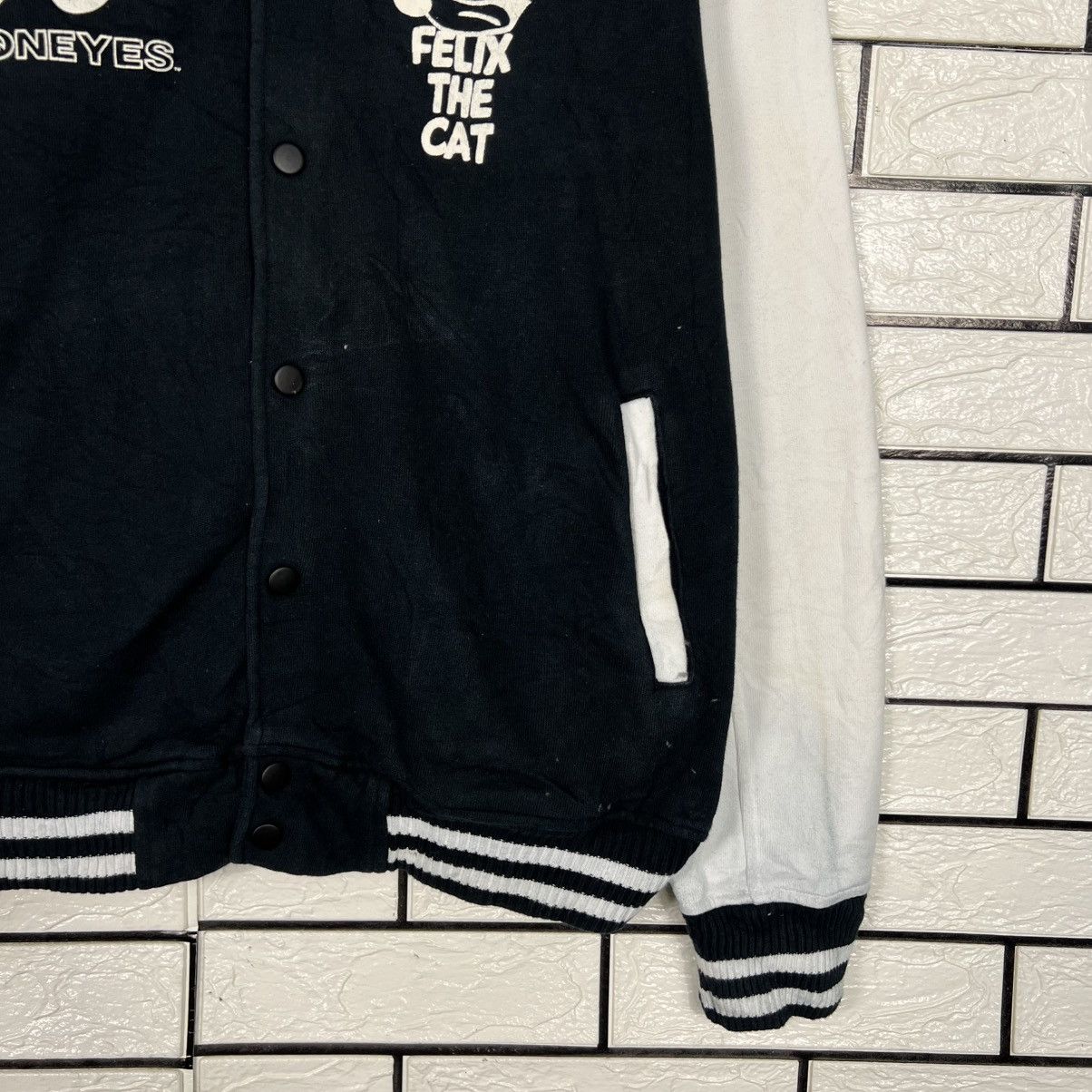 Felix MOONEYES Felix The Cat Big Logo Varsity Jacket #4286-C195 Size US M / EU 48-50 / 2 - 10 Thumbnail