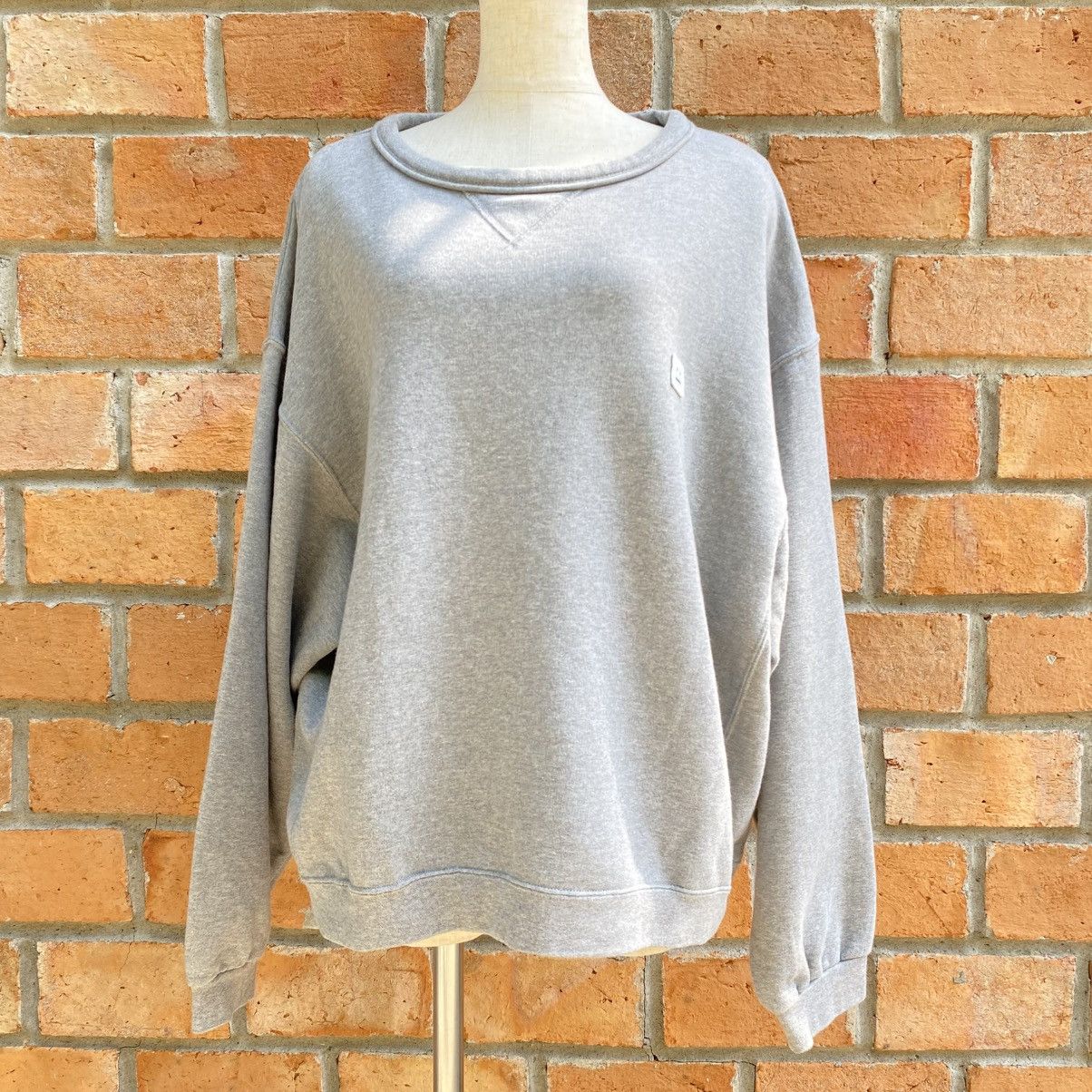 Acne Studios Acne Studios Grey Face Patch Sweatshirt Size M / US 6-8 / IT 42-44 - 12 Thumbnail