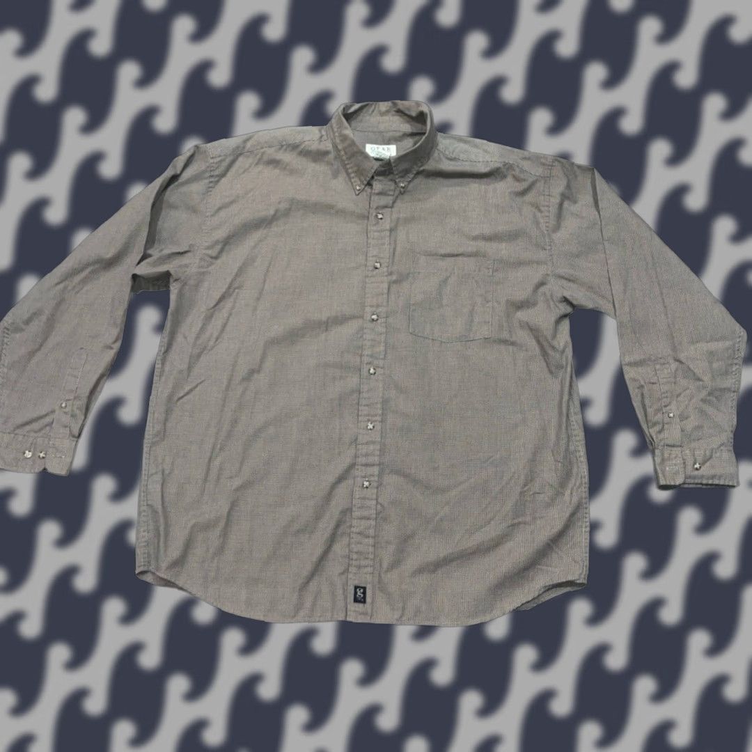 Vintage Gear For Sports Men's Shirt XXL Long Sleeve Button-Up Tan Brown Check Shirt Size US XXL / EU 58 / 5 - 1 Thumbnail