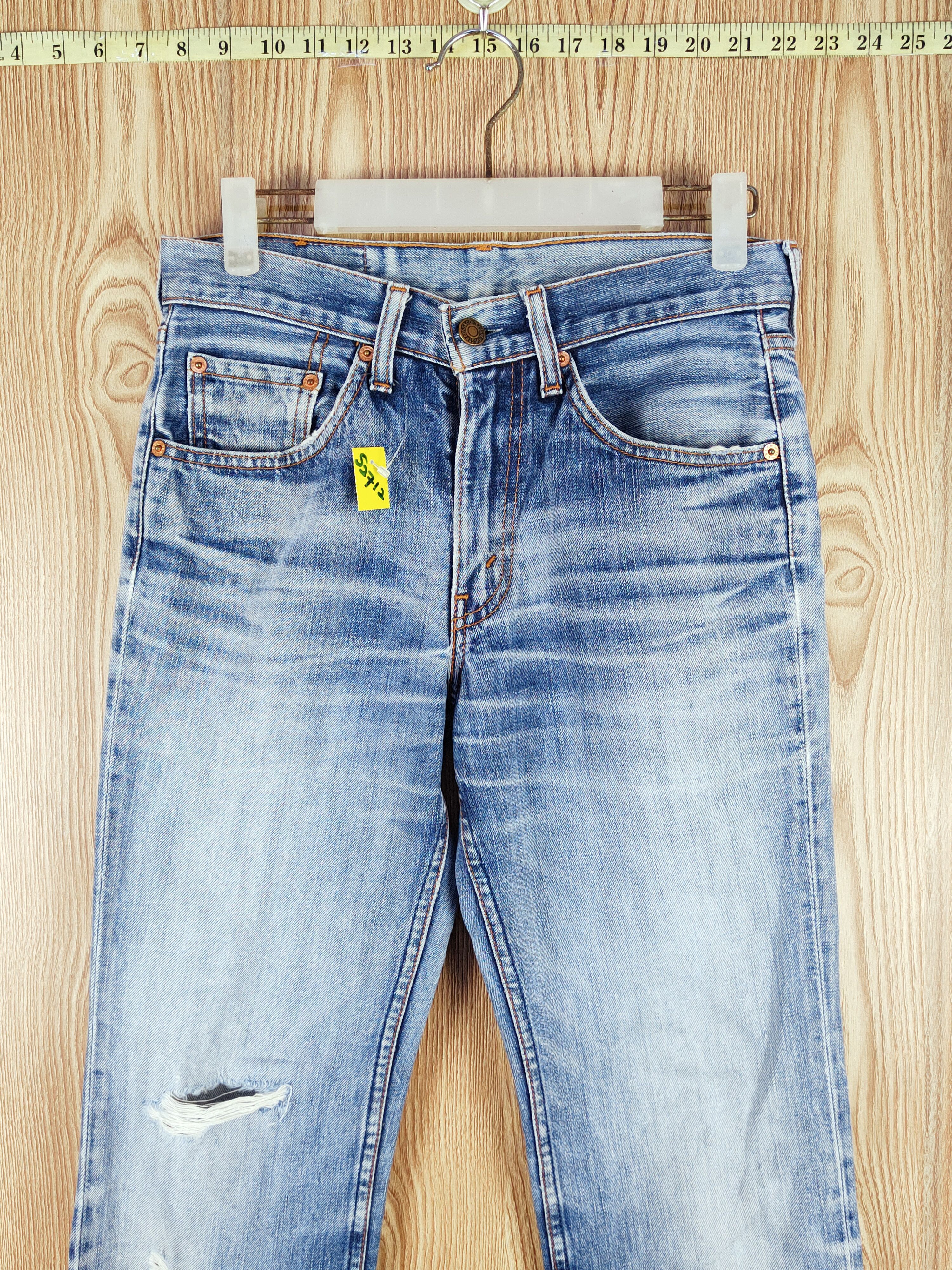 Levi's 517 Levi's Blue Distressed Ripped Jeans #S2712 Size US 29 - 2 Thumbnail