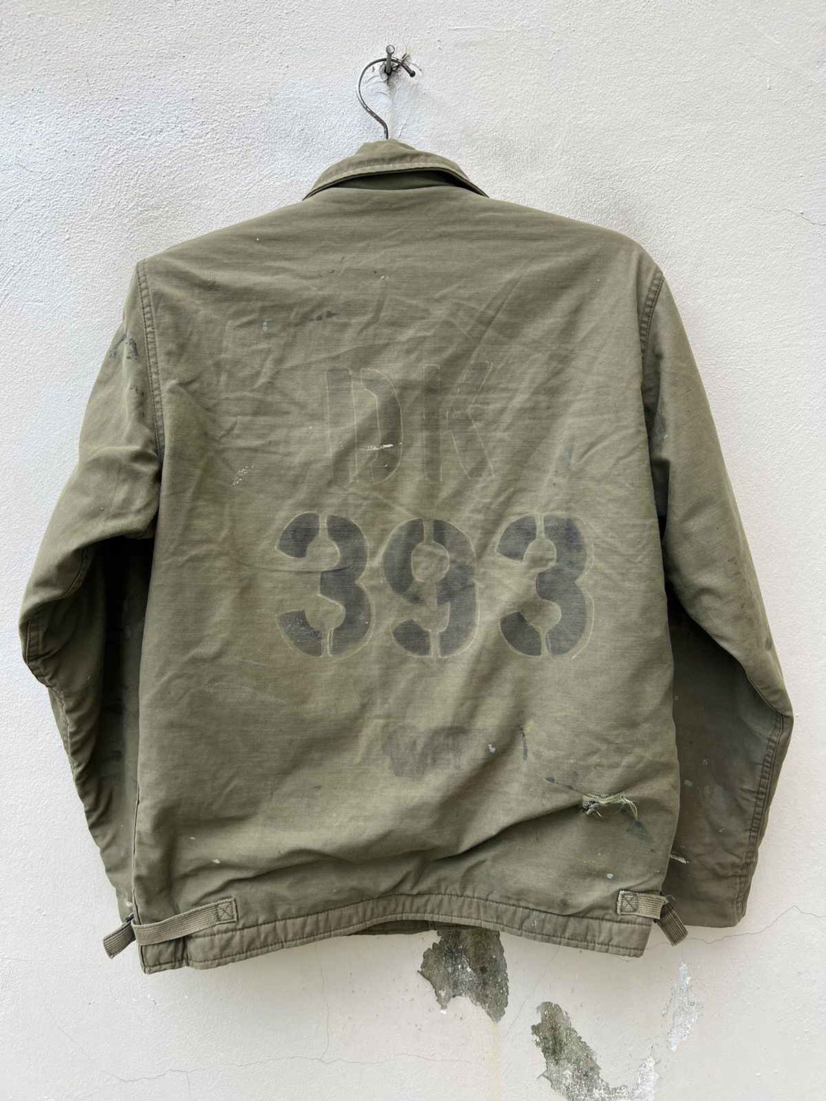 Vintage VTG Trashed US Navy Permeable A-2 Cold Weather Deck Jack Size US M / EU 48-50 / 2 - 13 Thumbnail