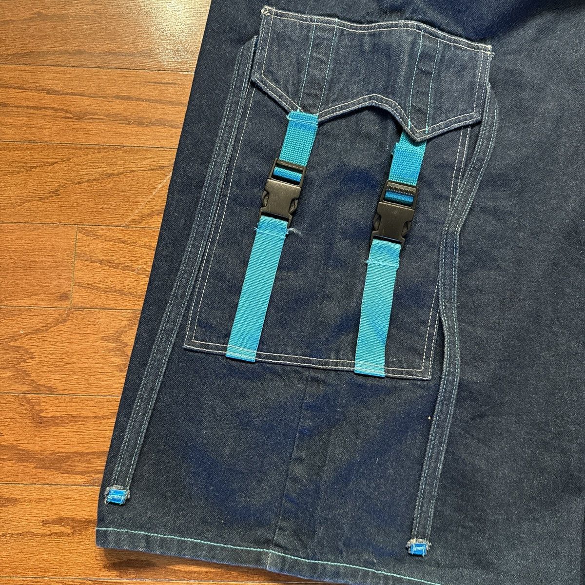 JNCO Vintage 90s Sinnamon Women’s Denim Jeans Sz 15Wide Leg Baggy Size 38" / US 16 / IT 52 - 8 Thumbnail
