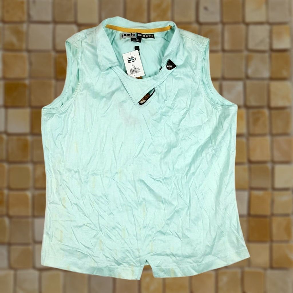 Vintage VINTAGE Jamie Sadock Athletic Polo Women's Small Golf Sleeveless Tank Shirt Tennis Shirt Polo Shirt Polo Shirt Blue 90s Casual Womens Size S / US 4 / IT 40 - 1 Thumbnail