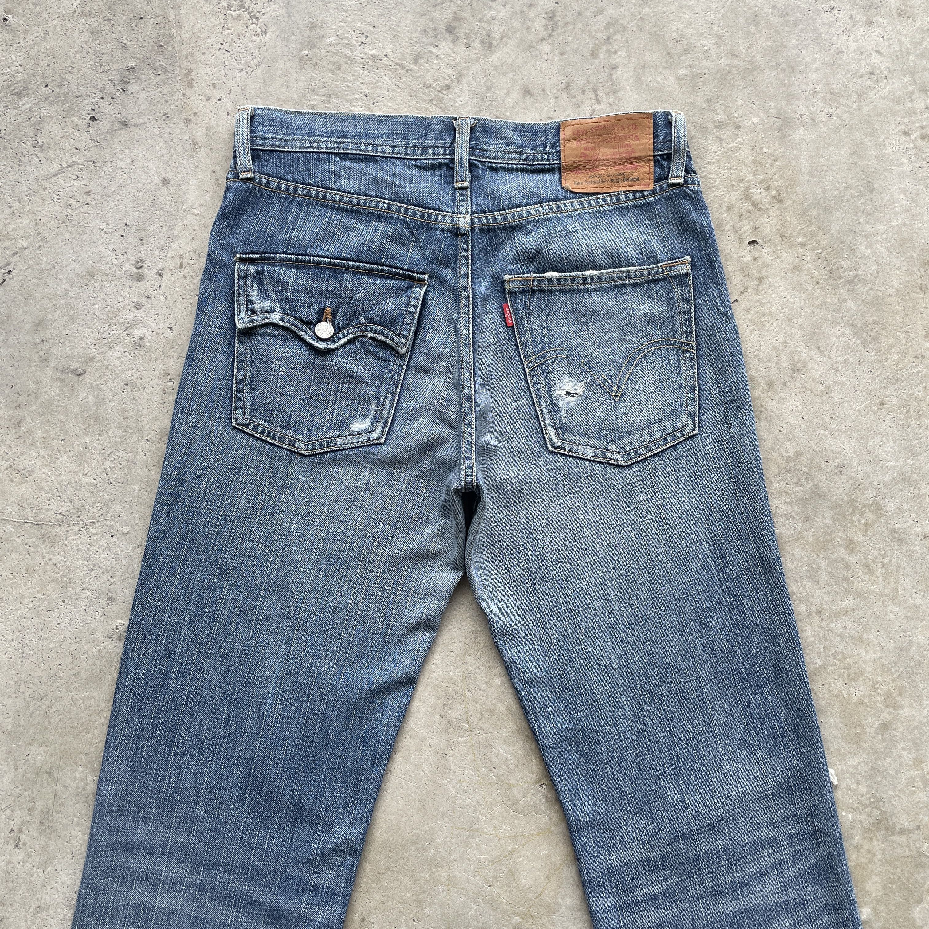 Levi's × Levi's Vintage Clothing W32x31💥 Vintage Levi’s Faded Denim Distressed Jeans Pants Size US 32 / EU 48 - 10 Thumbnail