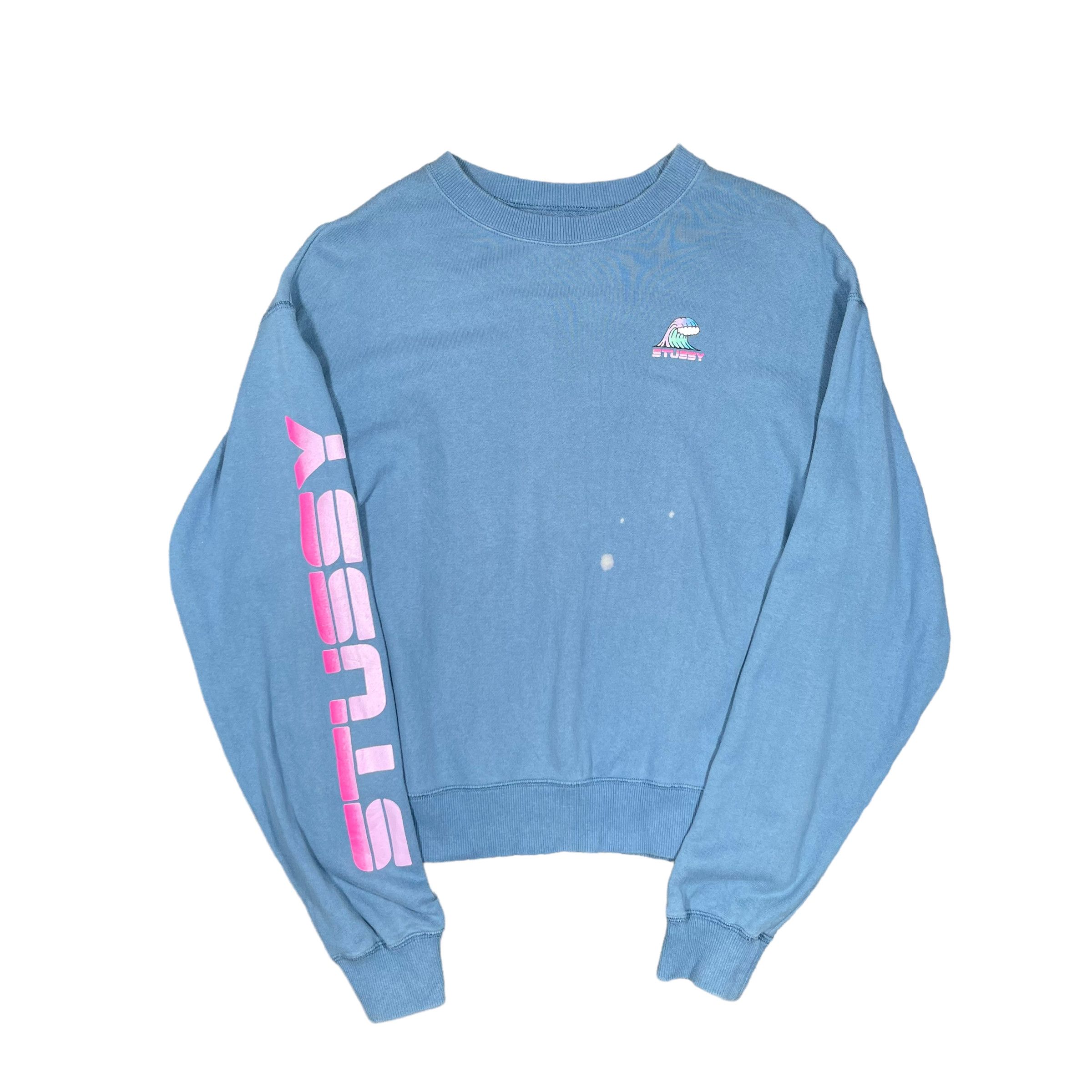 Stussy Stussy Side Tape Crewneck Sweatshirt Size US M / EU 48-50 / 2 - 1 Thumbnail