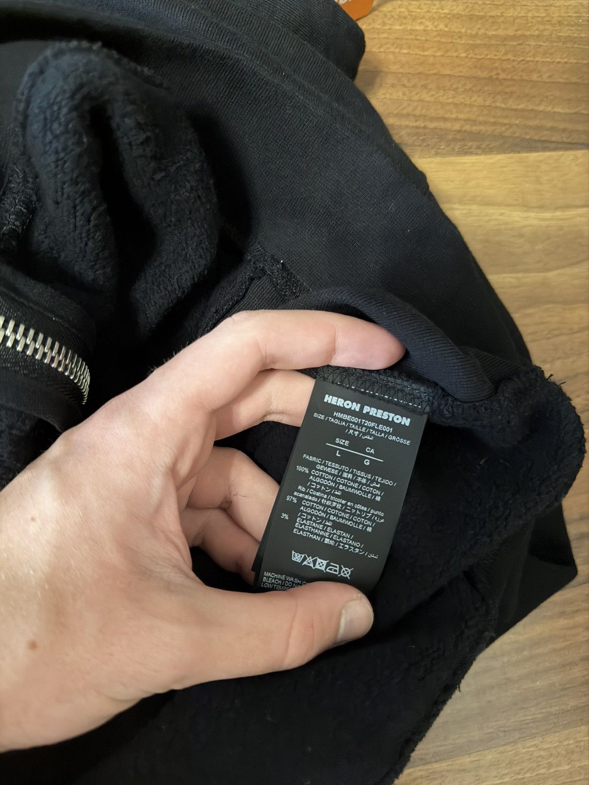 Heron Preston Heron Preston Uniform Black Zip Hoodie Size US L / EU 52-54 / 3 - 6 Thumbnail