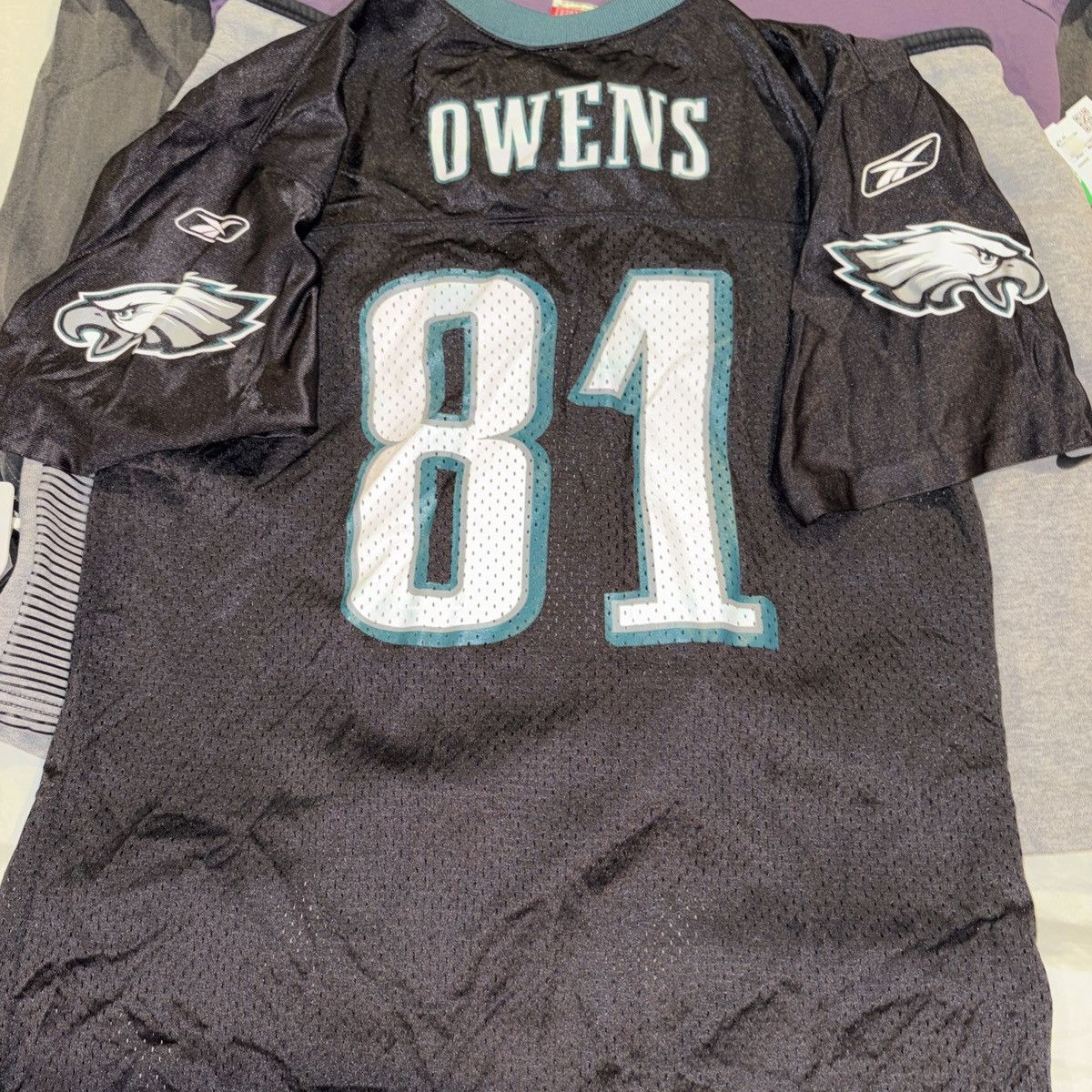 Reebok Terrell Owens NFL Player Jersey Eagles Reebok Youth XL 18-20 Size US S / EU 44-46 / 1 - 6 Thumbnail