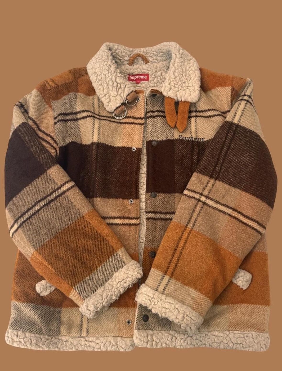 Supreme SUPREME FW 17 SHEARLING BOMBER Size US M / EU 48-50 / 2 - 1 Thumbnail