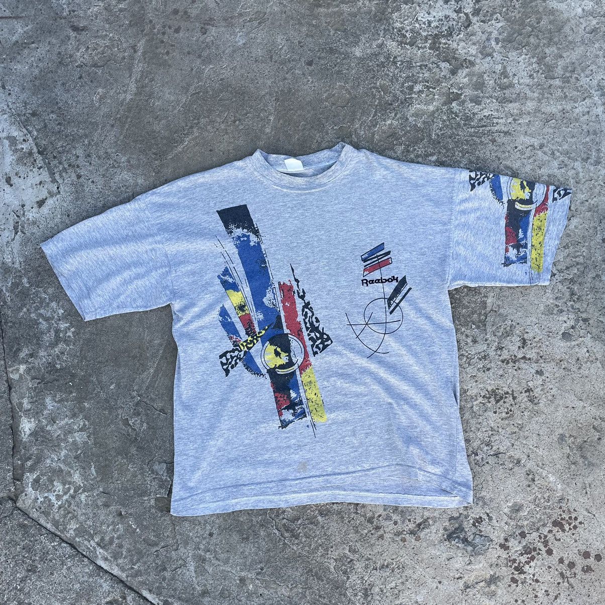 Reebok × Vintage Vintage Reebok T-shirts Abstract Logo 90s Y2K USA Style Size US S / EU 44-46 / 1 - 1 Thumbnail