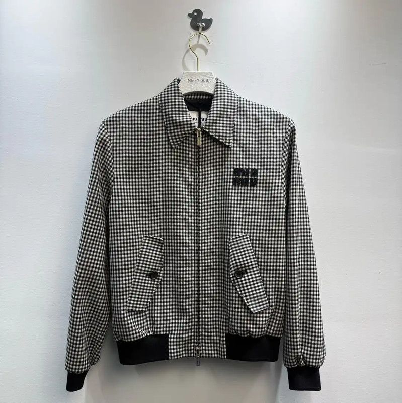 Miu Miu Miu Miu Black Cotton Women's Jacket 0089 Size XS / US 0-2 / IT 36-38 - 1 Thumbnail