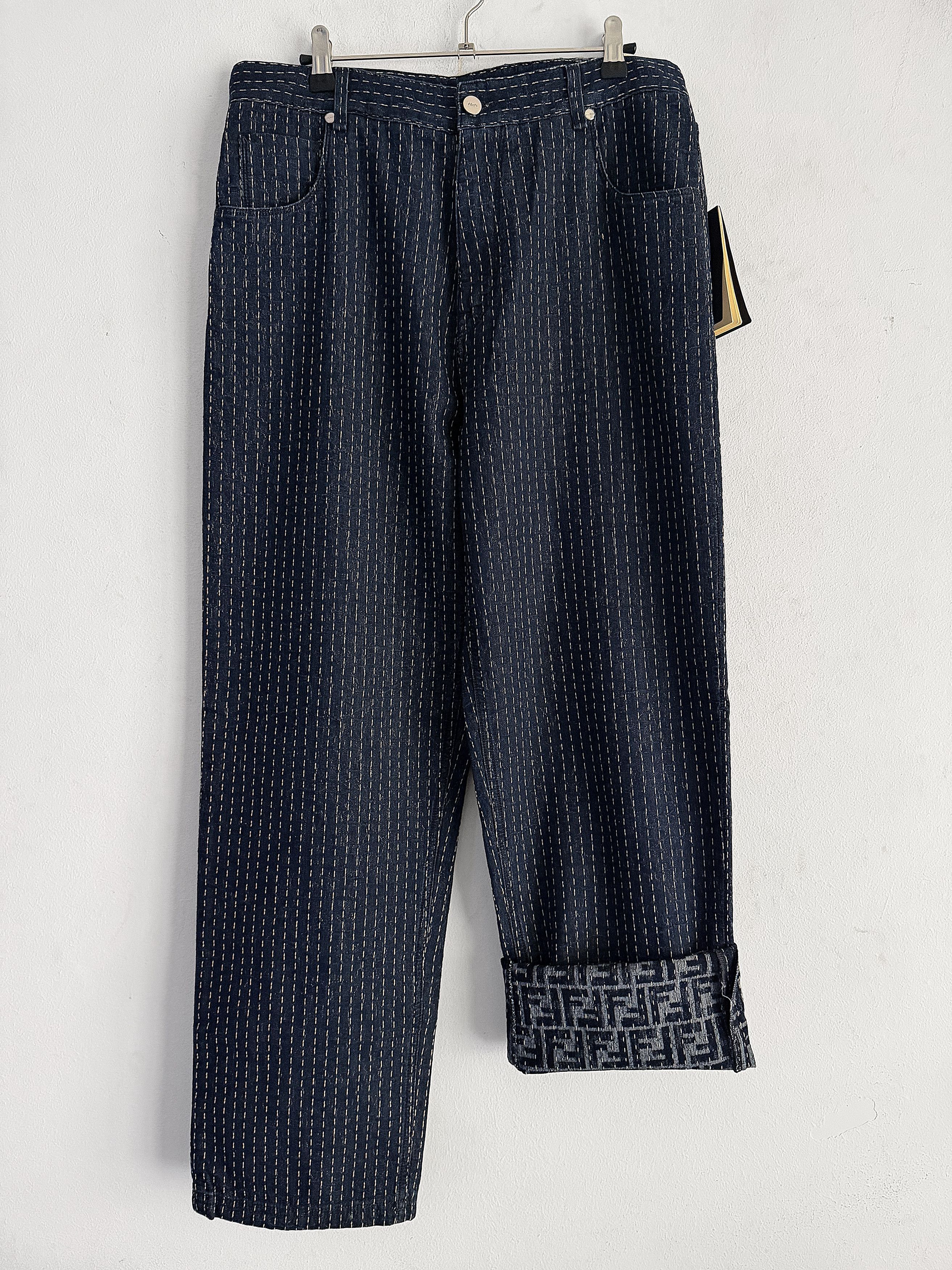 Fendi Fendi "Selleria" Stitch Denim Jeans Size US 32 / EU 48 - 1 Thumbnail