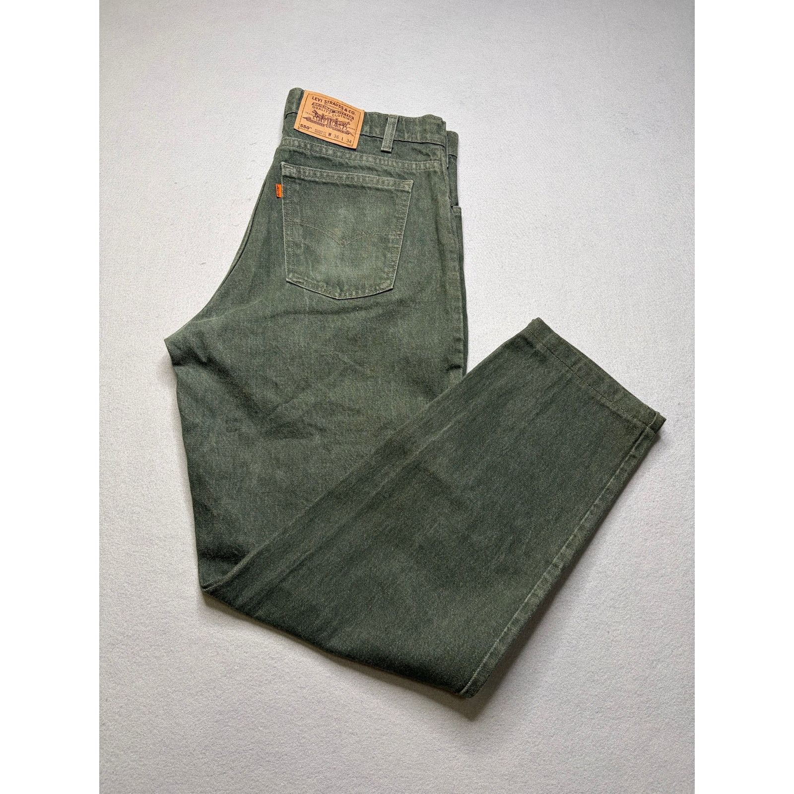 Levi's Vintage Levi’s 550 Relaxed Fit Tapered Jeans Men’s 36x31.5 Size US 36 / EU 52 - 1 Thumbnail