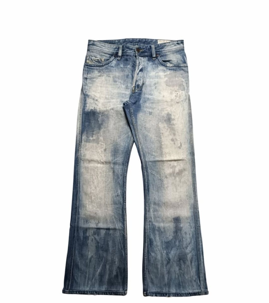 Beauty Beast × Hysteric Glamour × Japanese Brand 2000's Diesel bootcut jeans bluewaah Size US 30 / EU 46 - 1 Thumbnail