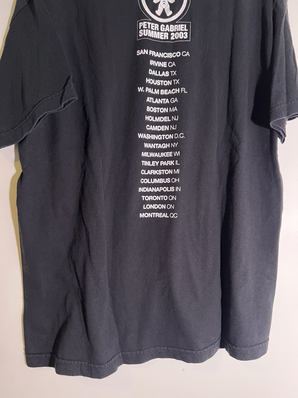 Band Tees Y2K 2000’s VTG Vintage Peter Gabriel Rock Band Artist Shirt Size US XL / EU 56 / 4 - 8 Thumbnail
