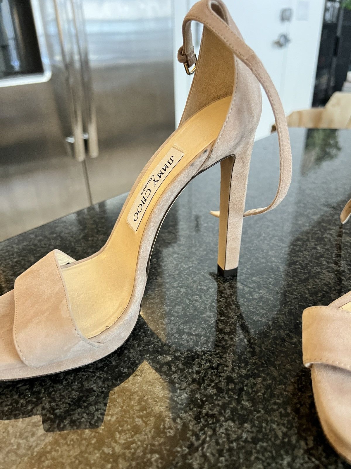 Jimmy Choo Jimmy Choo Suede Ankle Strap Platform Heels Size 36 Size US 6 / IT 36 - 2 Thumbnail