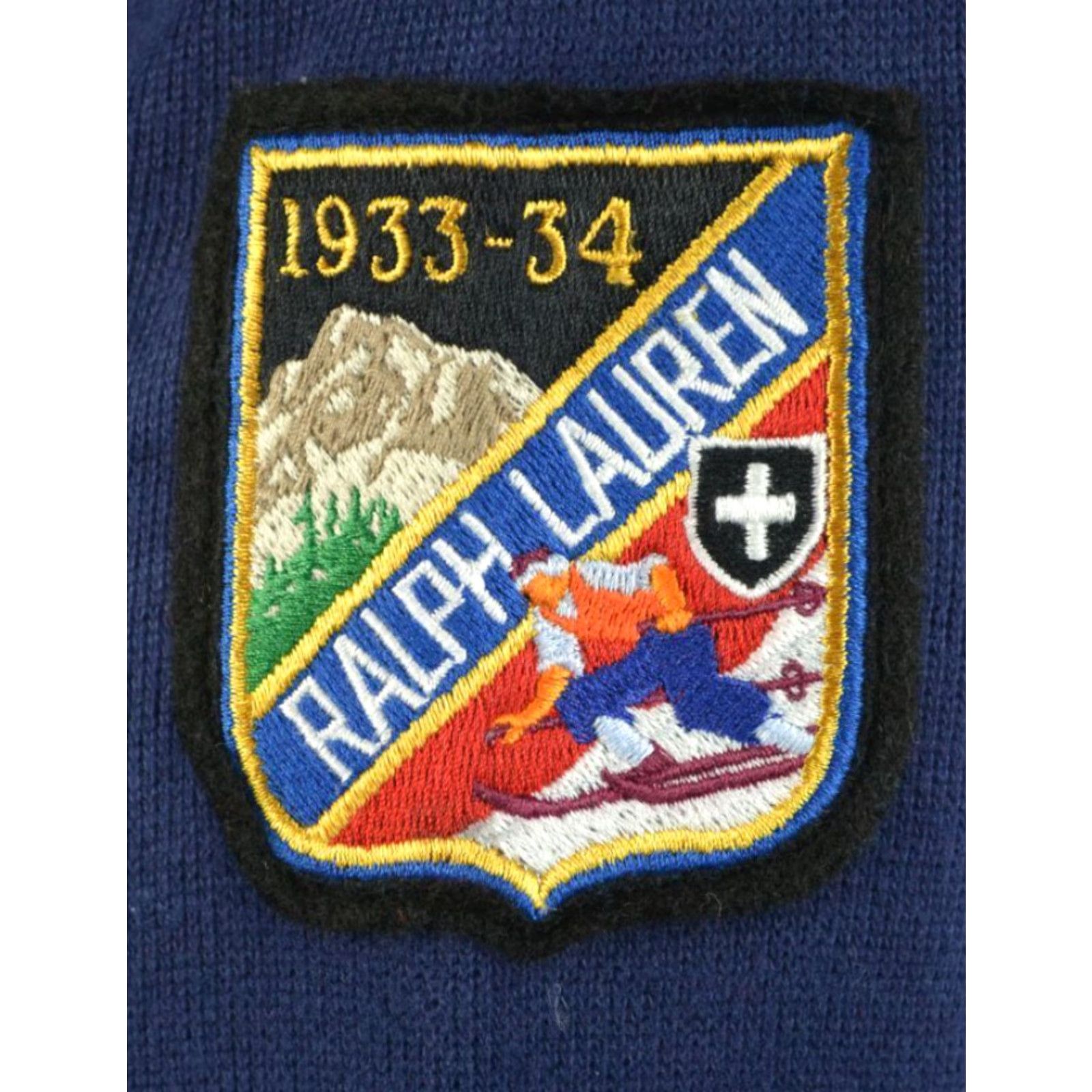 Polo Ralph Lauren Polo Ralph Lauren NAVY BLUE WHITE BIG PONY 1/2 ZIP SWEATER S NWT Men Blues 1/2 Zip Polo Ralph Lauren Sweater Size US S / EU 44-46 / 1 - 2 Thumbnail