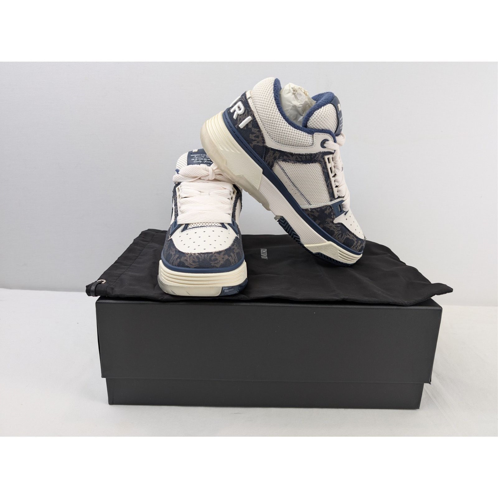 Amiri o1rshd1 MA Quad MA-1 Sneakers in Midnight Indigo Size US 14 / EU 47 - 19 Thumbnail