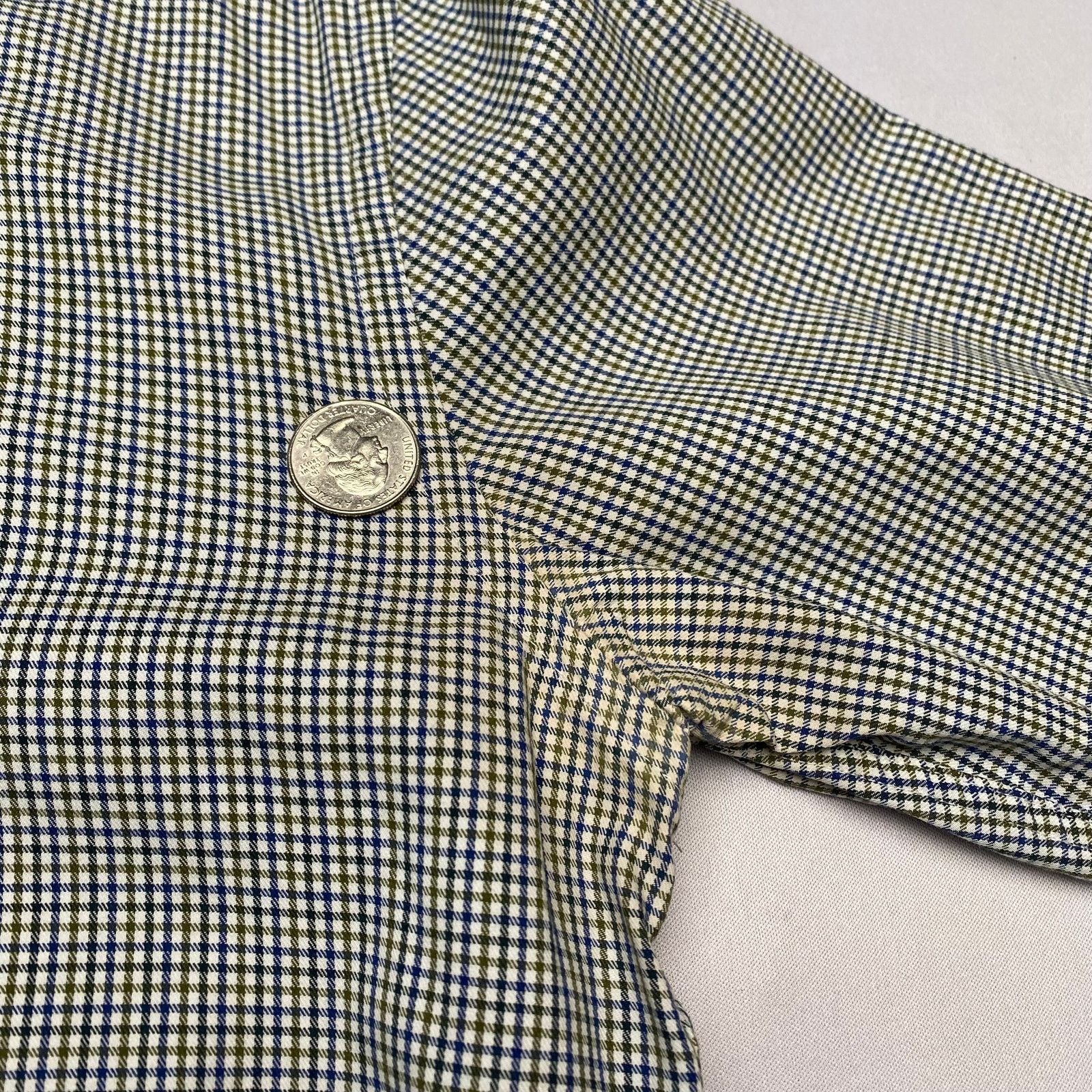 Todd Snyder Todd Snyder Gingham Check Button Up Shirt Men's 15.5 32/33 Size US M / EU 48-50 / 2 - 11 Thumbnail