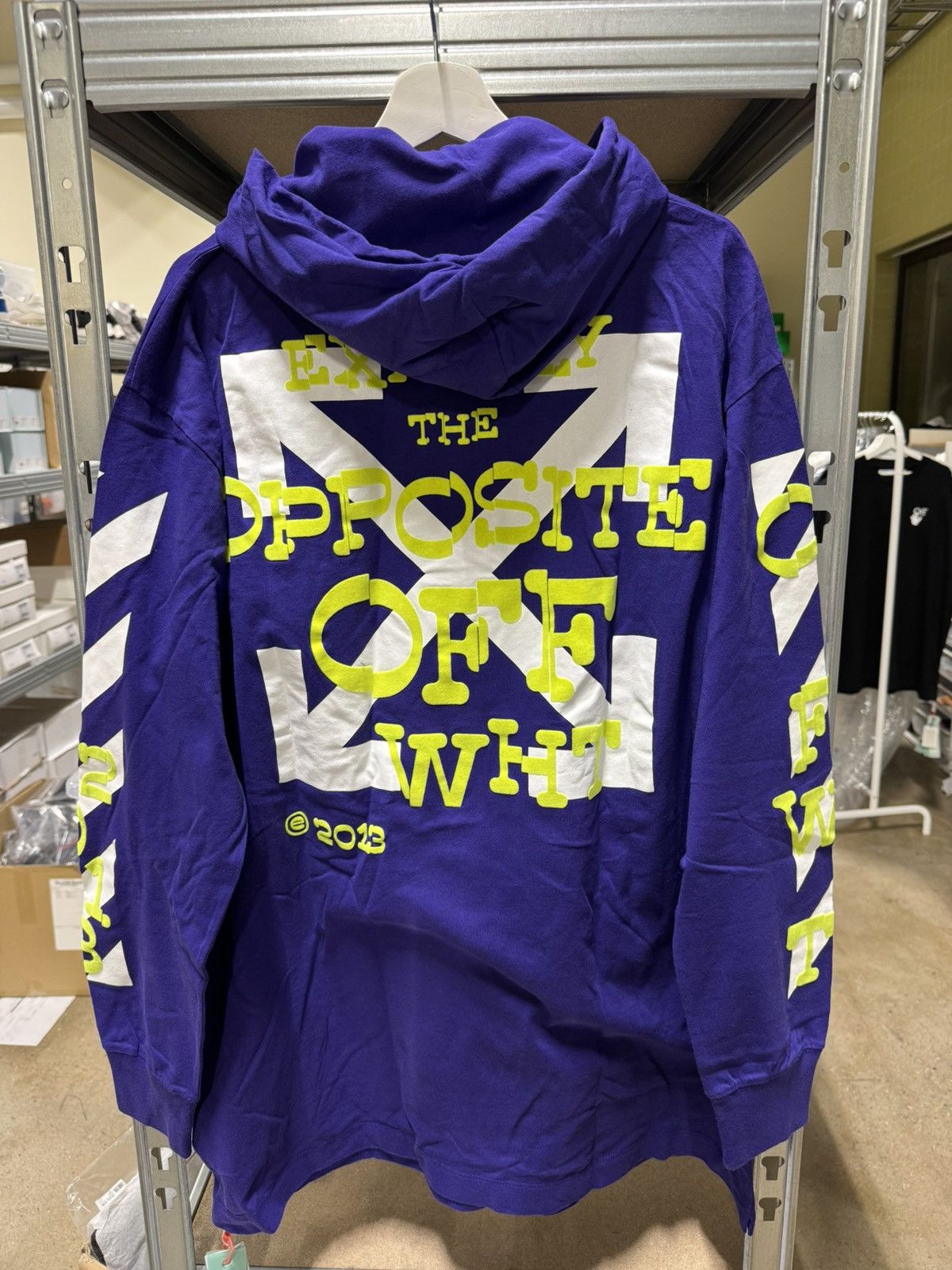 Off-White Off-White Opposite Arrow Hoodie NEW 800$ Size US M / EU 48-50 / 2 - 1 Thumbnail