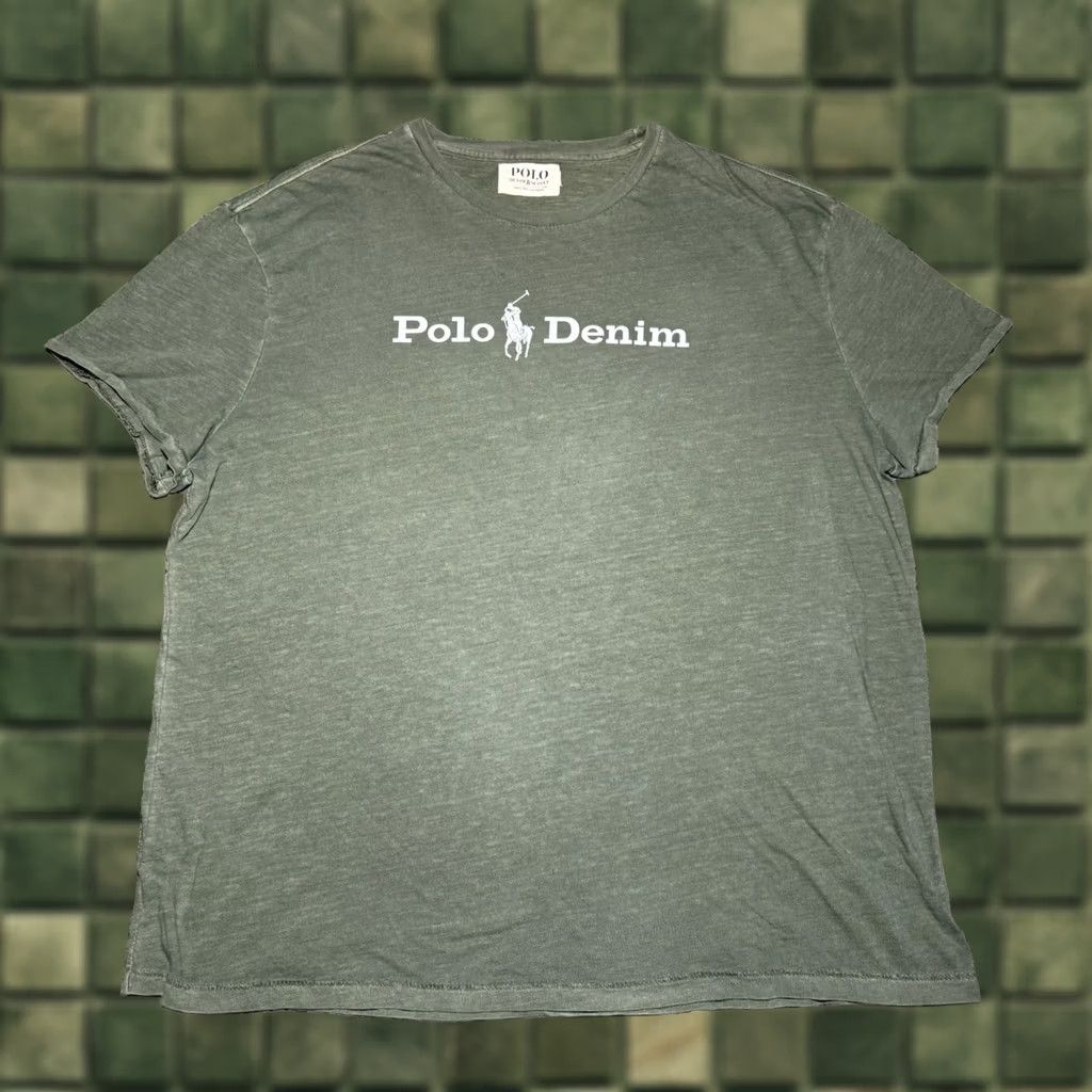 Polo Ralph Lauren Polo Ralph Lauren Denim Supply Short Sleeve Mens Tee Shirt Olive Green 2XL RRL Shirt Mens 2XL Olive Green Denim & Supply Polo Ralph Lauren Size US XXL / EU 58 / 5 - 1 Thumbnail