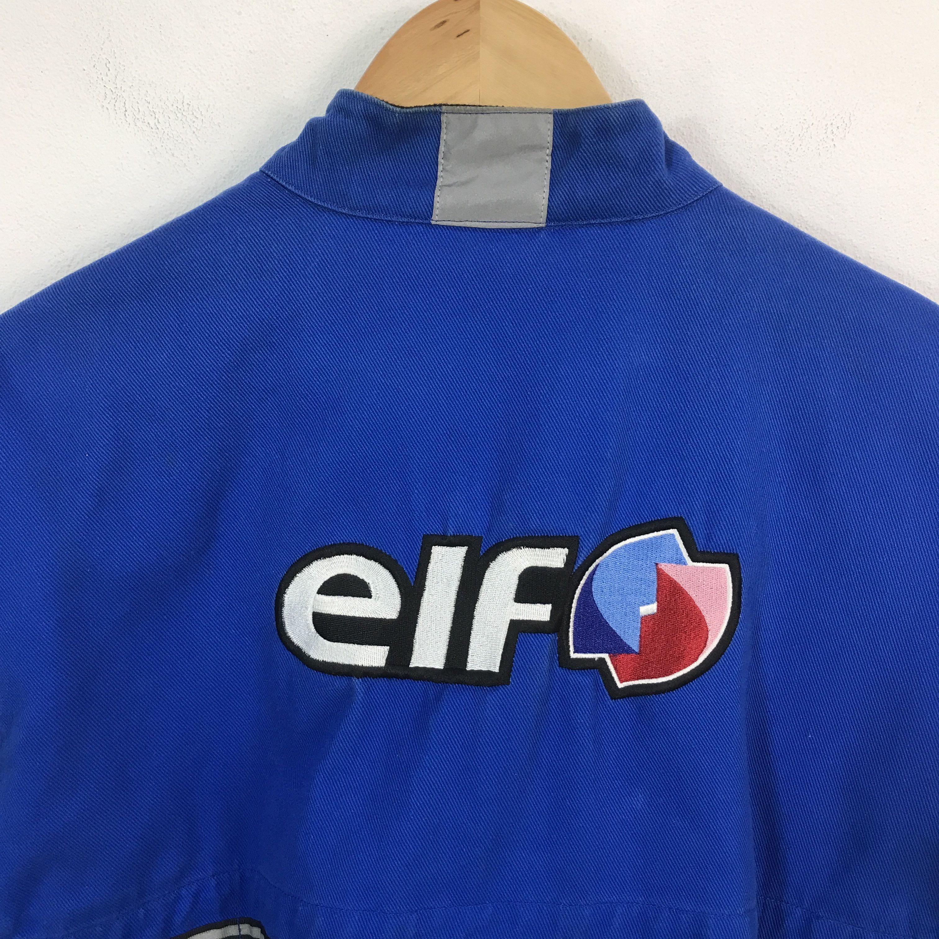 Other Vtg elf 300 anniversary Motorsport brand Bomber jacket Size US L / EU 52-54 / 3 - 4 Thumbnail
