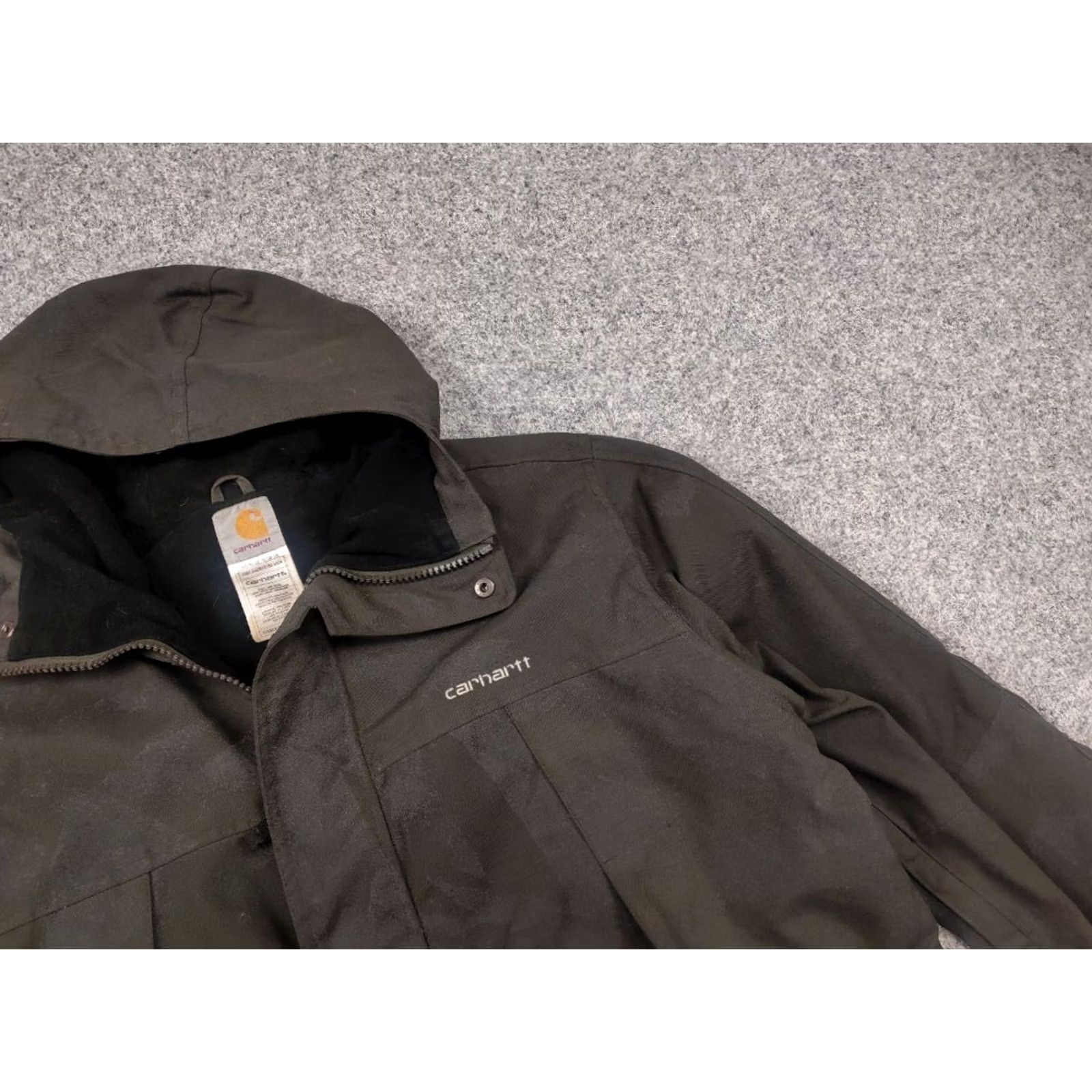 Carhartt VINTAGE Carhartt Camouflage Jacket Hoodie Pocket Zip Reflective Green For Men M Size US M / EU 48-50 / 2 - 4 Thumbnail