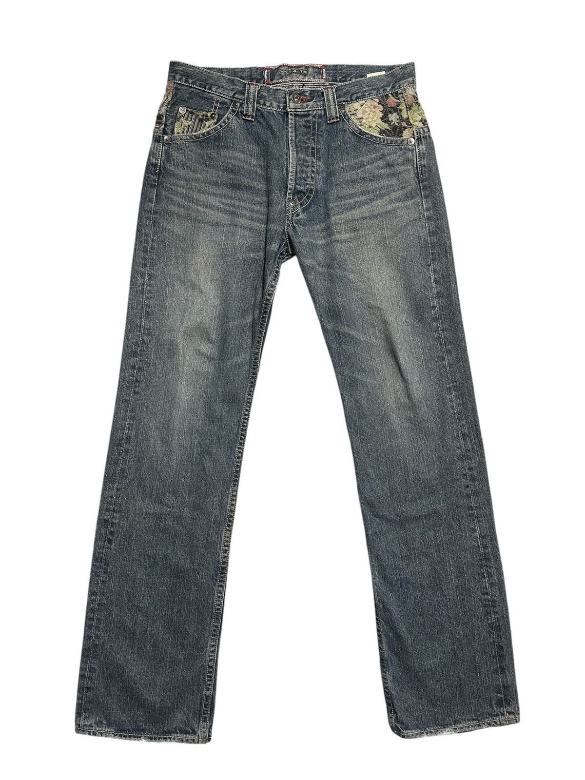 Mizra Jeans Kyoto Vintage 2005s Mizra Jeans Kyoto - Classic straing-leg fit. Size US 34 / EU 50 - 4 Thumbnail