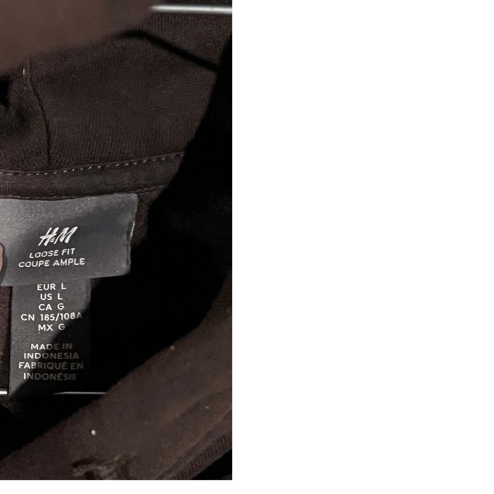 H&M H&M Loose Fit Pullover Black Hoodie Mens Large Size US L / EU 52-54 / 3 - 3 Thumbnail