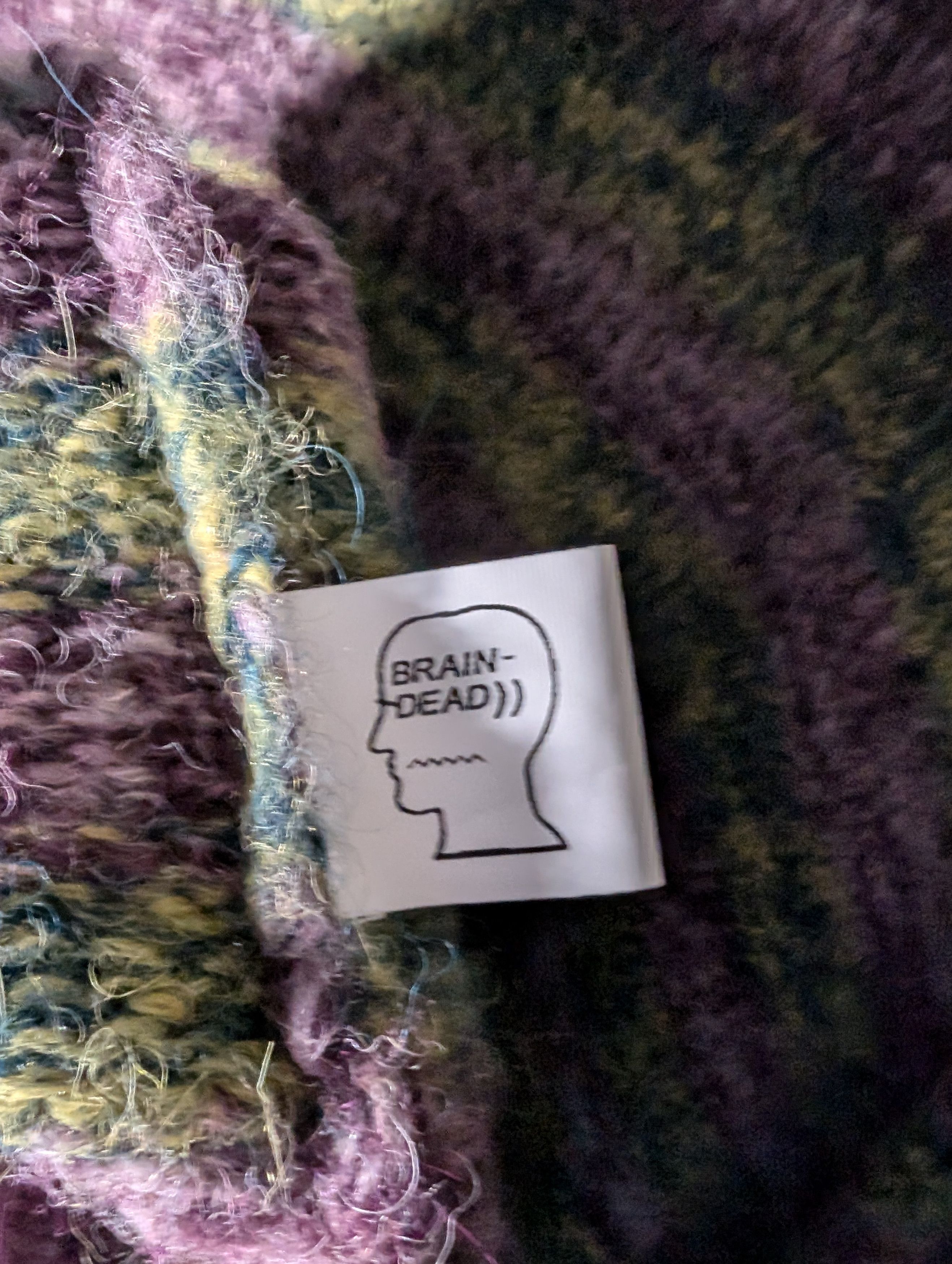 Brain Dead Brain Dead Peruvian Stripe Alpaca Knit Sweater Size US XL / EU 56 / 4 - 5 Thumbnail