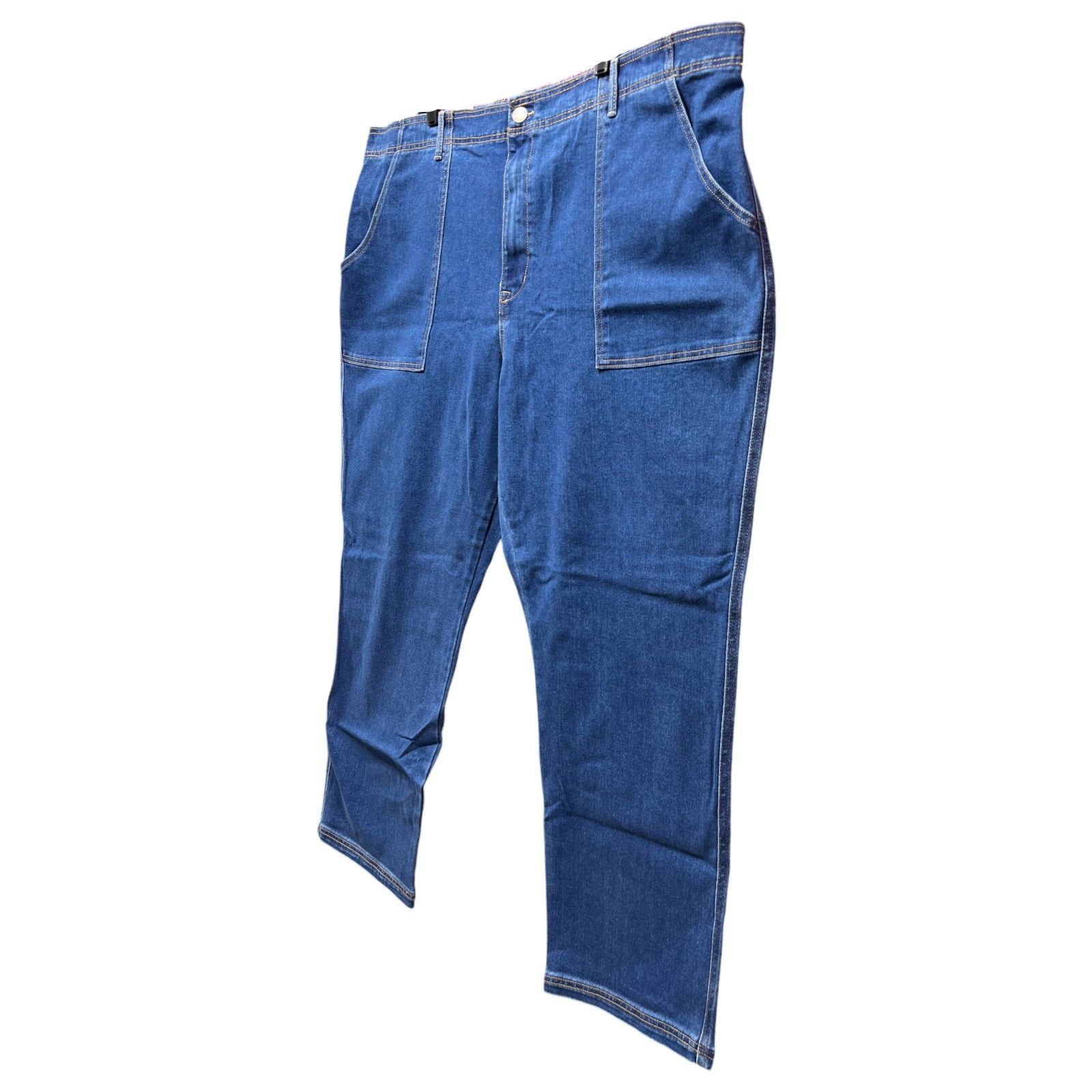 Other KnoxRose-Women's High-Rise Jeans Elastic Waistband Relaxed A Size 34" / US 12 / IT 48 - 14 Thumbnail