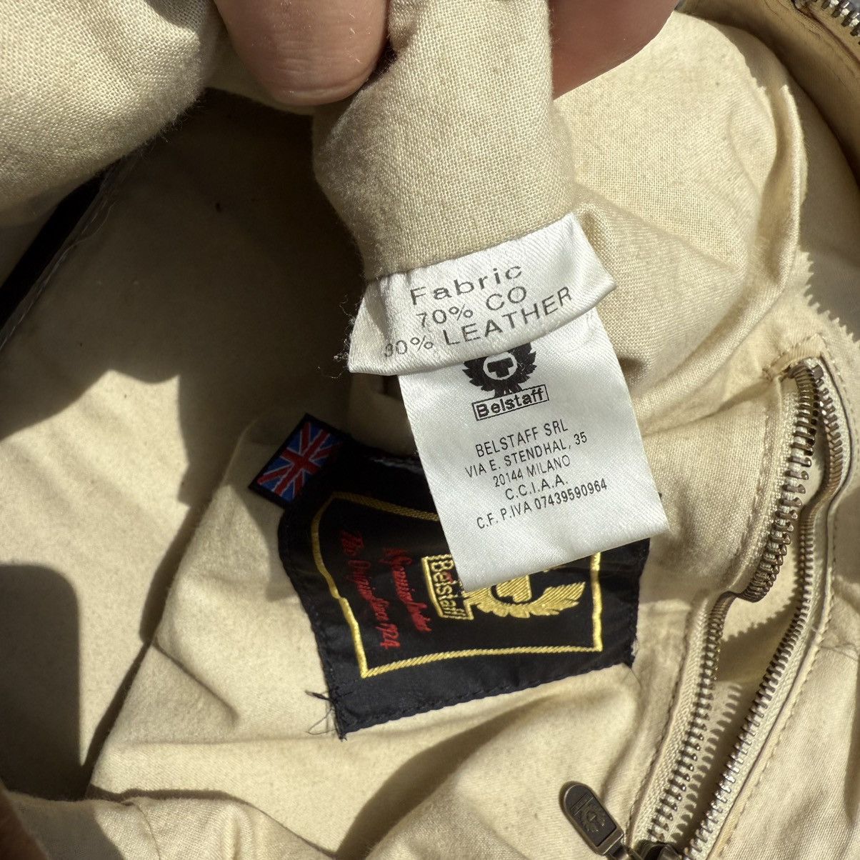 Belstaff × Vintage vintage leather bag Belstaff 90s Size ONE SIZE - 8 Thumbnail