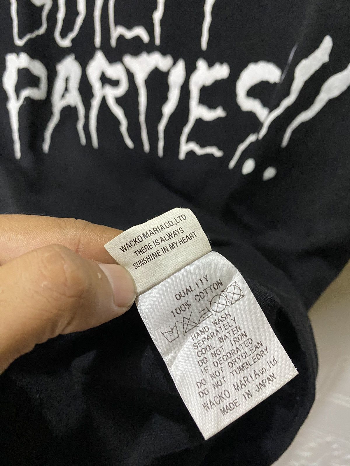 Japanese Brand × Wacko Maria Guilty Parties WackoMaria Neck Face Tshirt Size US M / EU 48-50 / 2 - 6 Thumbnail