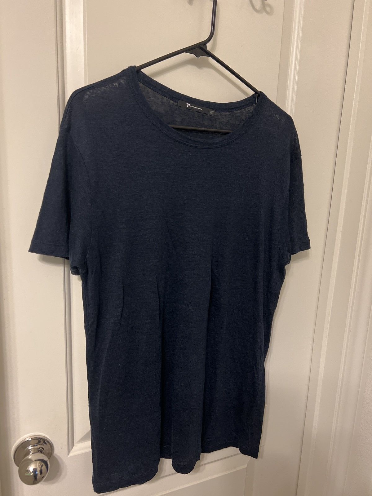 Alexander Wang × T by Alexander Wang T by Alexander Wang sz Medium Linen crewneck Tee Size US M / EU 48-50 / 2 - 3 Thumbnail