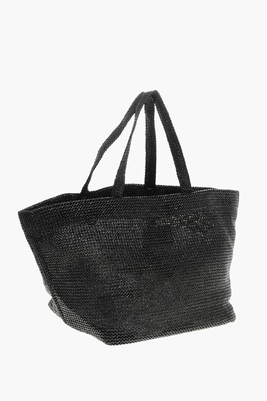 Alexander Wang og1mm0426 Size: OS / Synthetic Raffia Tote Bag in Black Size ONE SIZE - 2 Thumbnail