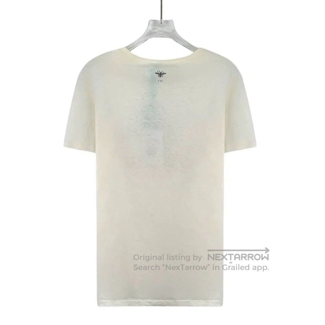 Dior dior white logo cotton short sleeve t-shirt. Size US S / EU 44-46 / 1 - 2 Thumbnail