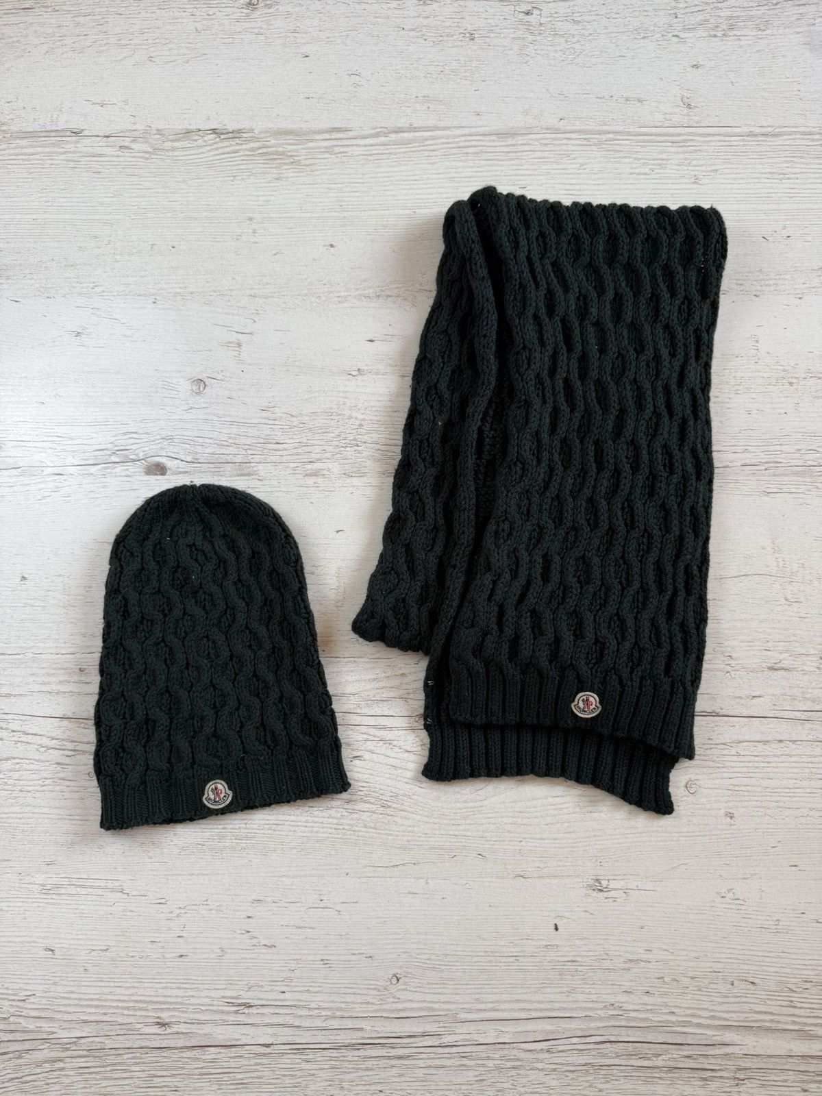 Moncler Womens set moncler hat scarf wool Size ONE SIZE - 1 Thumbnail