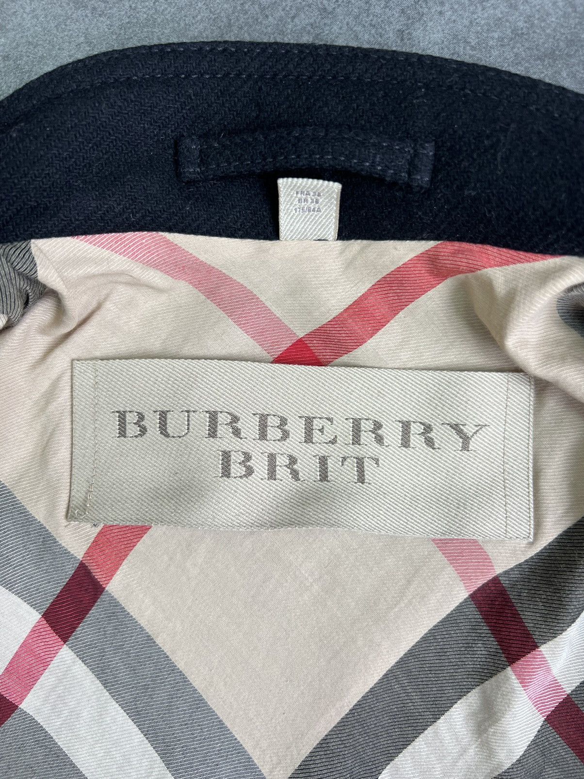 Burberry × Vintage Burberry Wool Cashmere Black Double Breasted Trench Coat Size S / US 4 / IT 40 - 5 Thumbnail