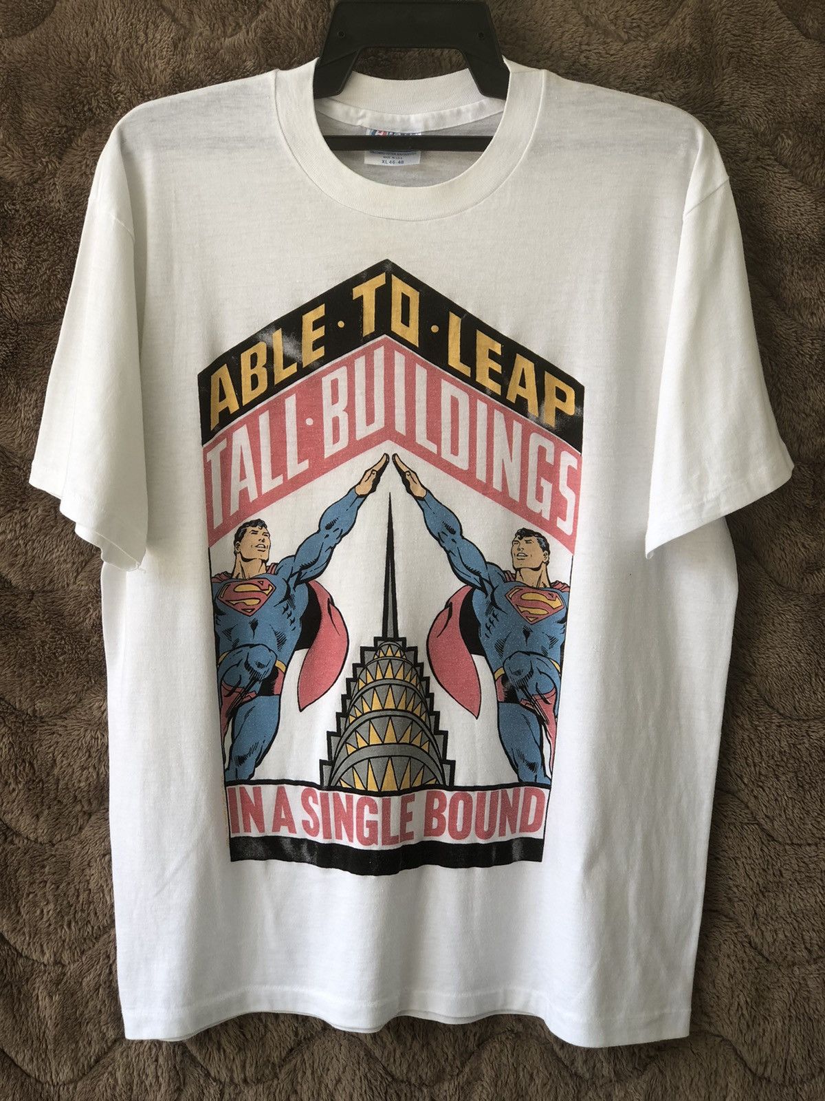 Vintage Vintage 80s SUPERMAN Tee Size US L / EU 52-54 / 3 - 1 Thumbnail