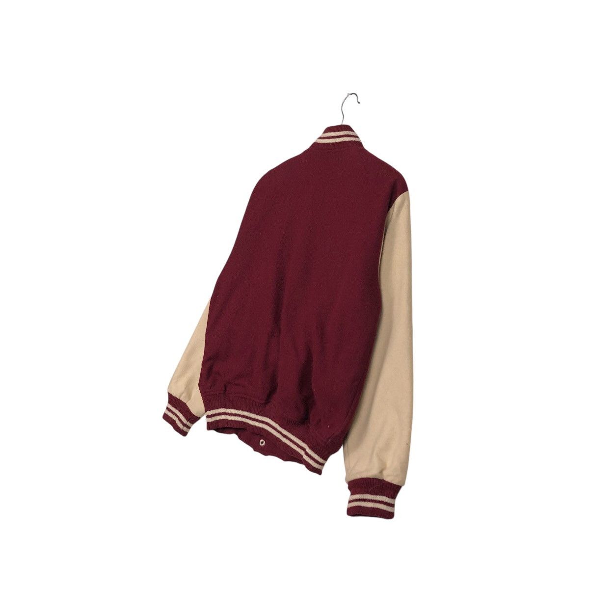 Japanese Brand × Vintage 📌Vintage Varsity Jacket Unknown Brand Issey Miyake Size US M / EU 48-50 / 2 - 11 Thumbnail