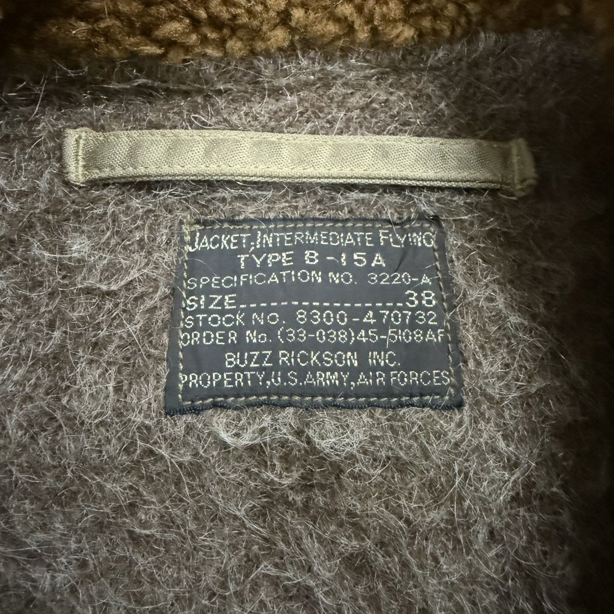 Buzz Rickson's Buzz Ricksons Type B15 A 345th Air Apaches Jacket Size US M / EU 48-50 / 2 - 17 Thumbnail