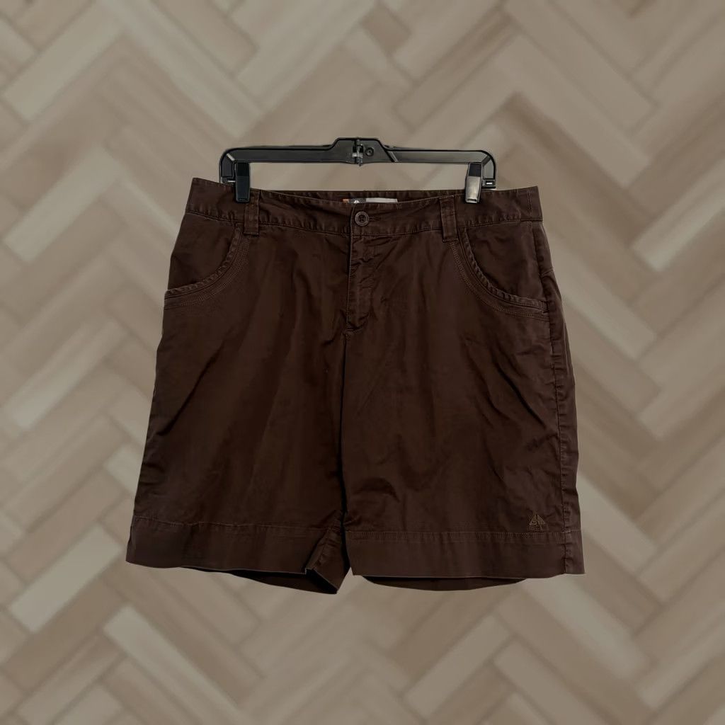 Nike ACG VINTAGE Nike ACG Shorts Womens Size 10 Brown Athletic Hiking Casual Outdoor Retro Pockets Mens Womens Girls Boys Size 32" / US 10 / IT 46 - 1 Thumbnail