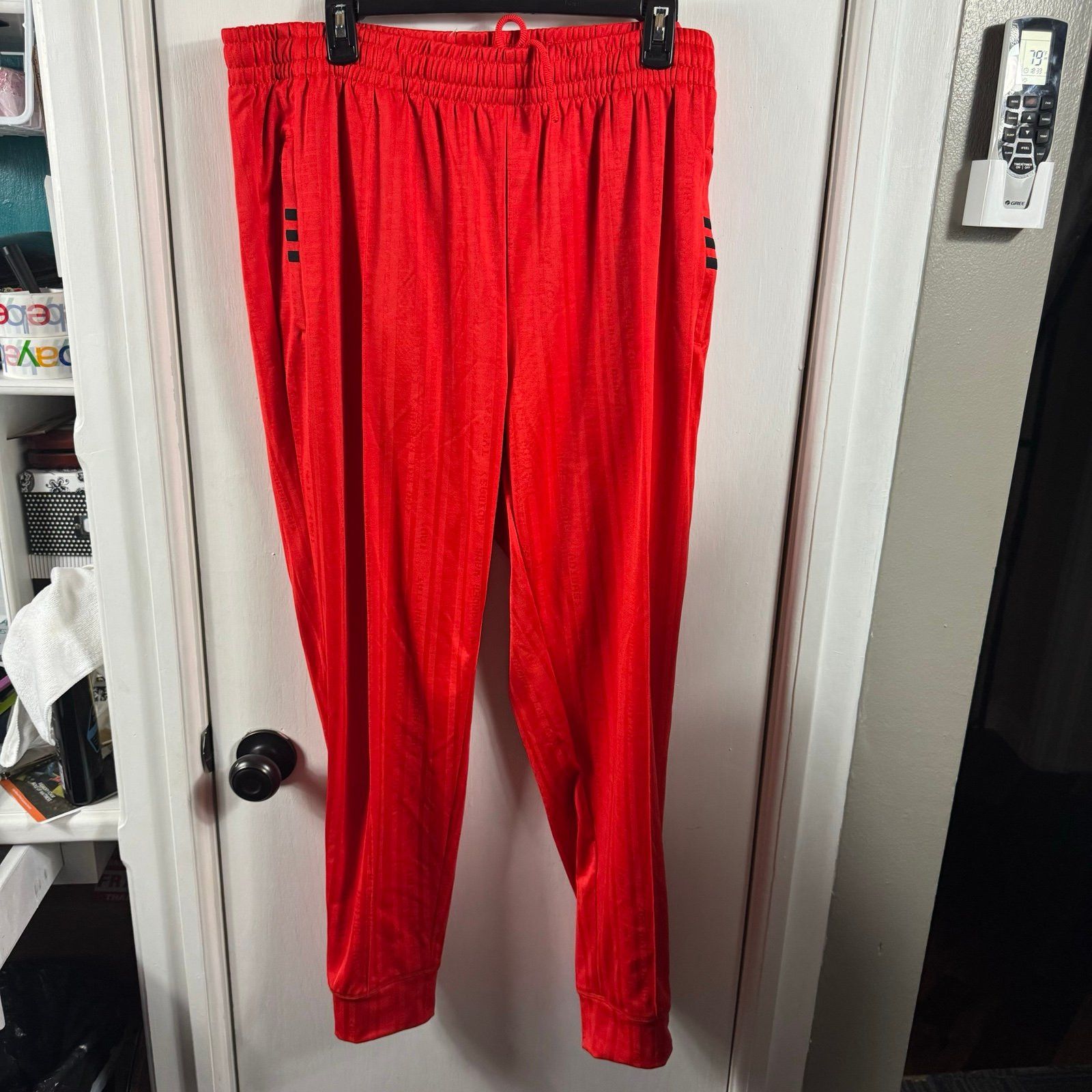 Adidas adidas Originals by Alexander Wang Red Track Pants Size US 40 / EU 56 - 4 Thumbnail