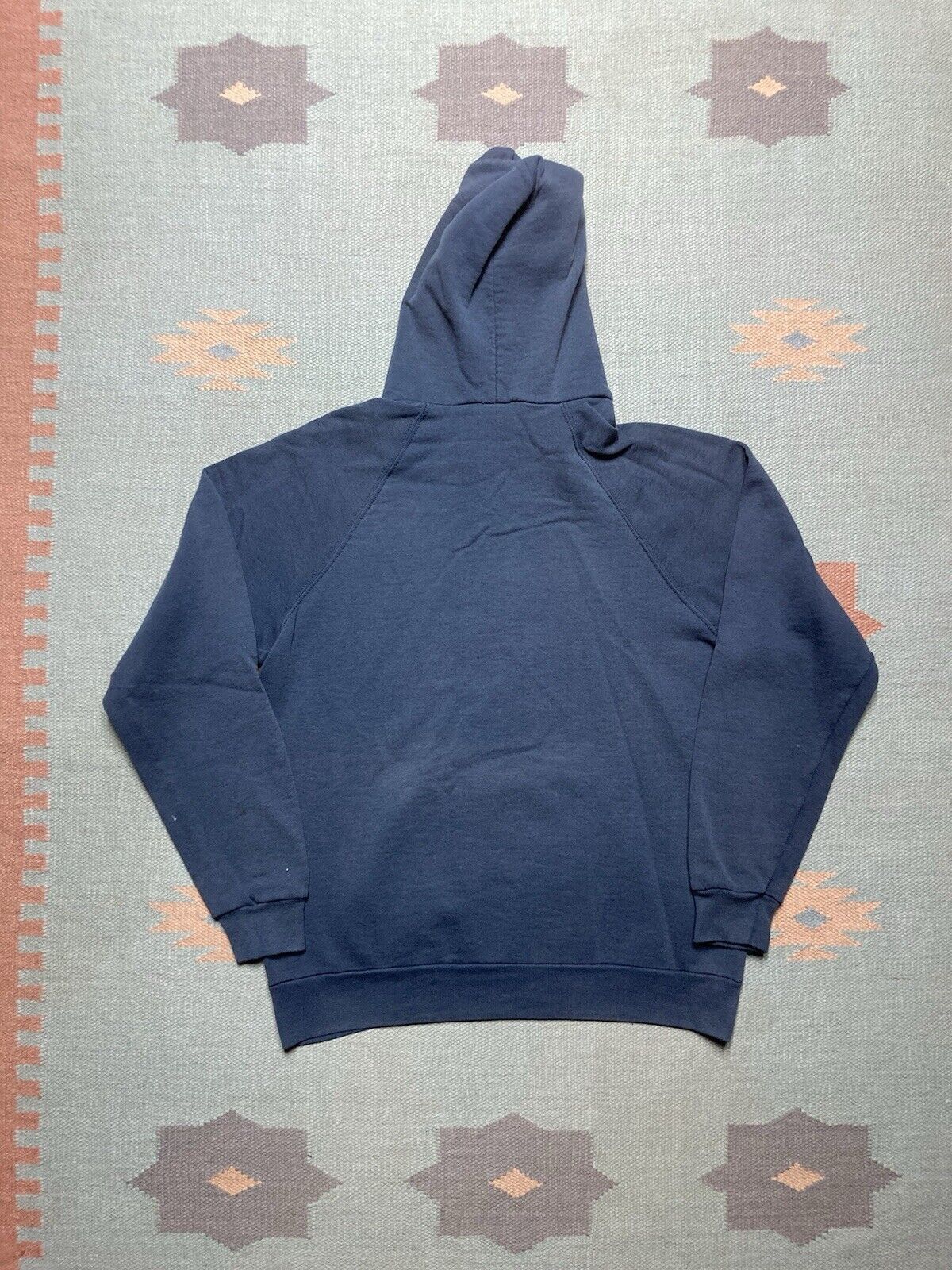 Fruit Of The Loom × Vintage 80s pullover hoodie fruit of the loom promo logo navy blue M Size US M / EU 48-50 / 2 - 9 Thumbnail