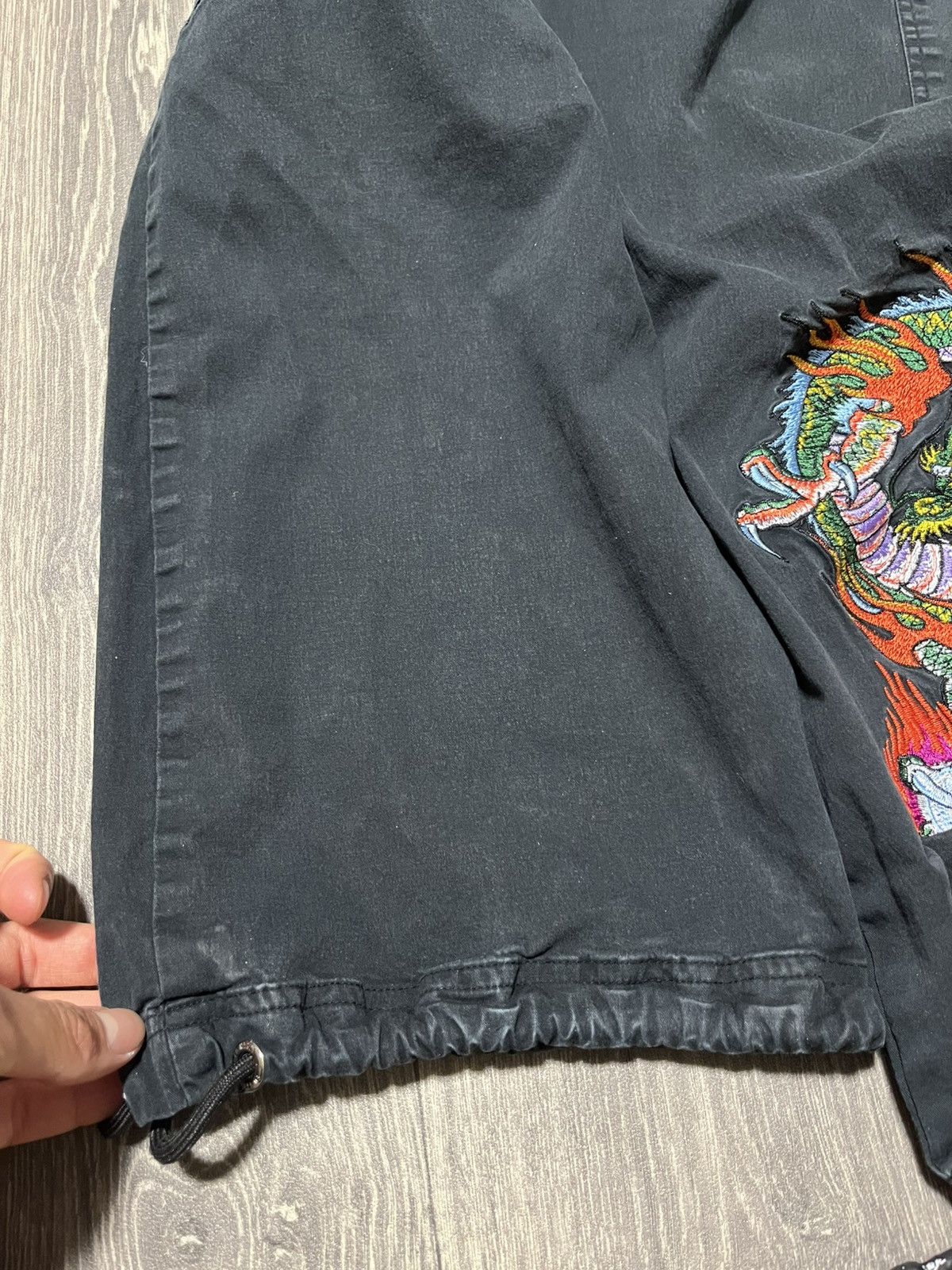 Ed Hardy Ed Hardy x Urban Outfitters Big Logo Cargo Parachute Pants Size 27" / US 4 / IT 40 - 25 Thumbnail