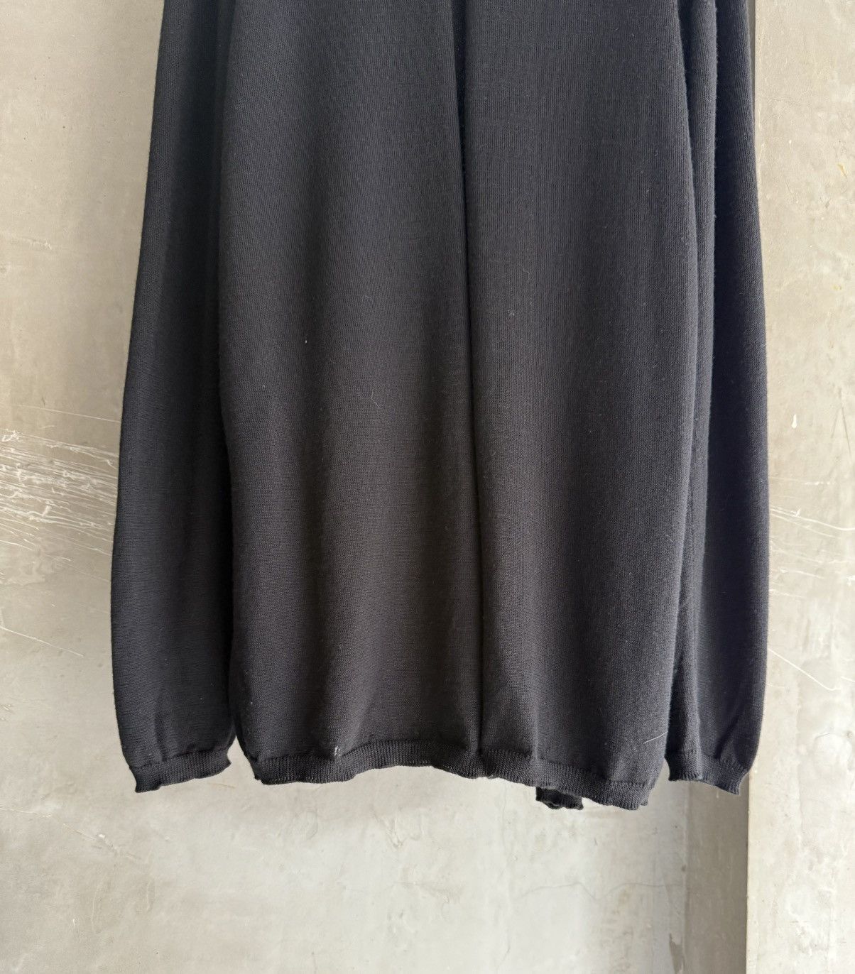Rick Owens Rick Owens 17FW GLITTER Black Collaless Longsleeve Cardigan Size US S / EU 44-46 / 1 - 6 Thumbnail
