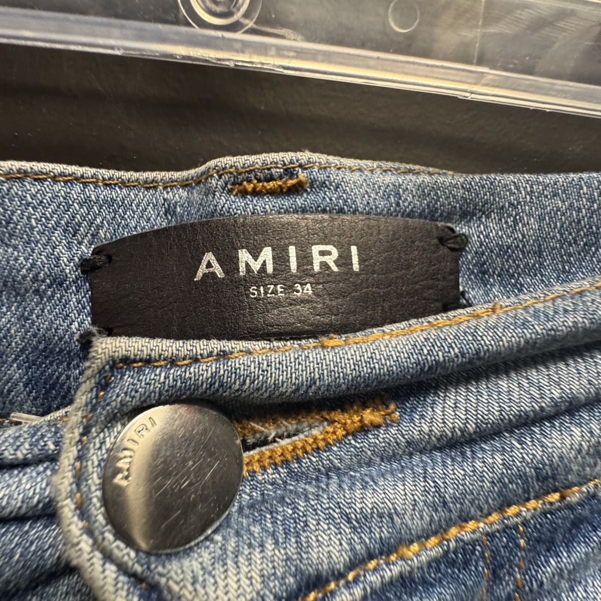 Amiri AMIRI Broken Jeans Clay Indigo Size US 34 / EU 50 - 3 Thumbnail