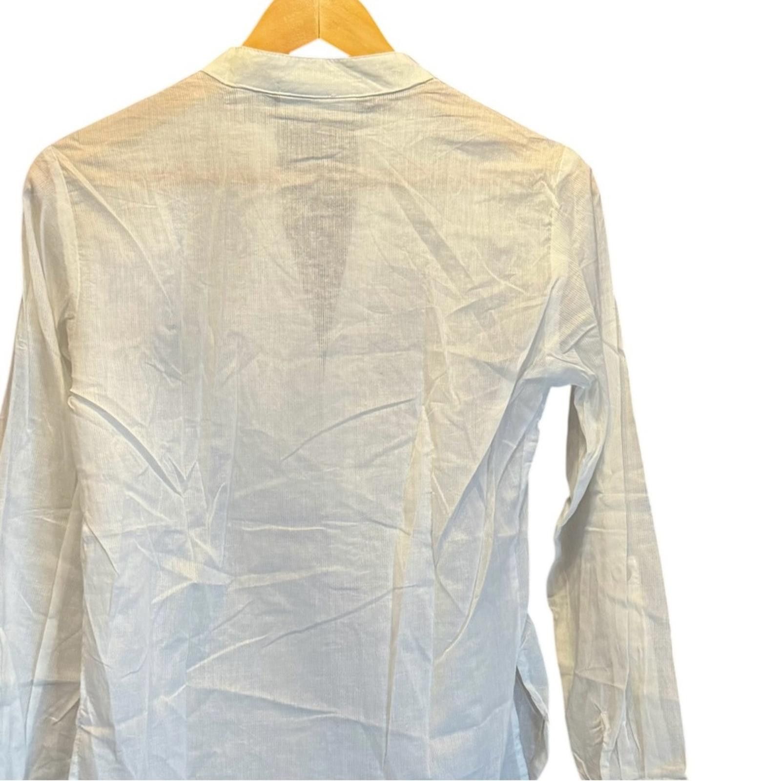Tantum tantrums. Women's BOHO White Lace Button Down. Size Small. Size S / US 4 / IT 40 - 9 Thumbnail