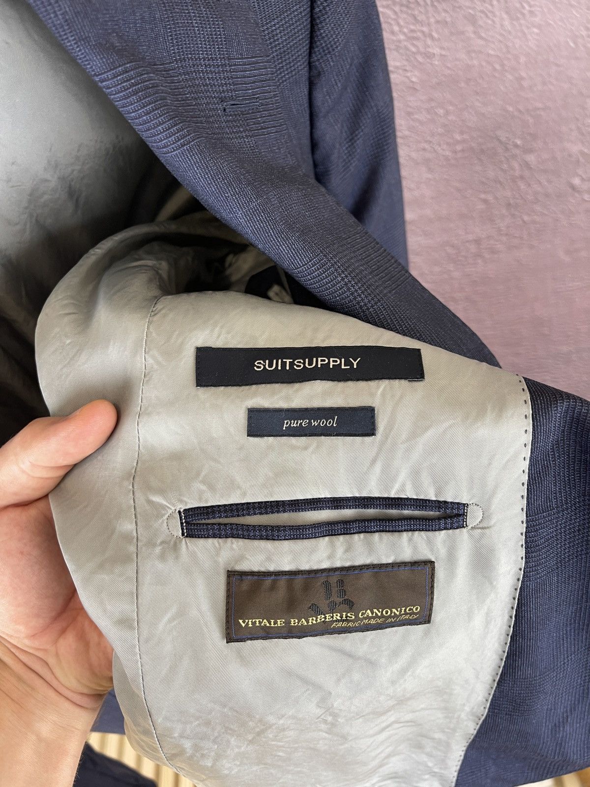 Suitsupply Suitsupply Lazio blue checkered 2 button blazer sport coat Size 38R - 10 Thumbnail